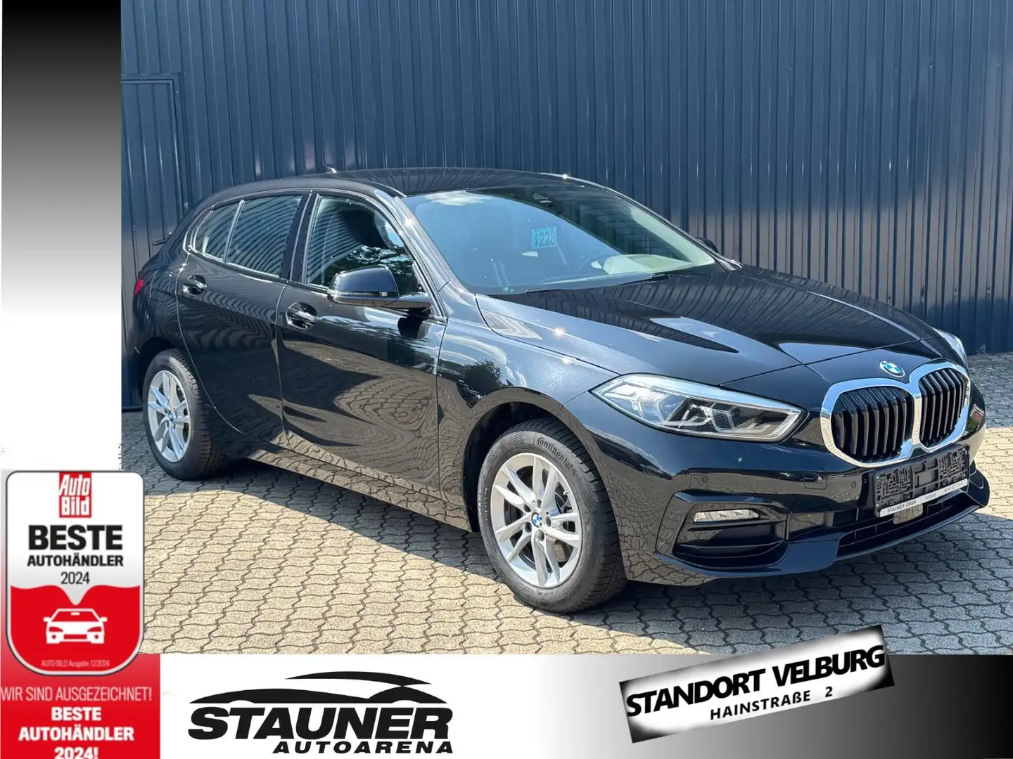 BMW 118 i Aut. Sport Line /Lenkradheiz/HiFi/Fernlichtassis Schwarz - 1