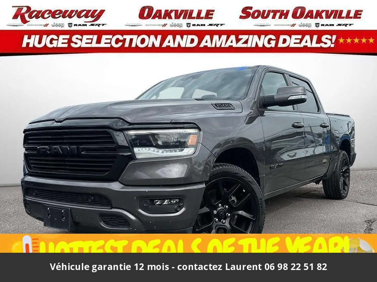 Dodge RAM Sport Night 12P 5.7L 4x4 Tout compris hors homologation 4500e Gris - 1