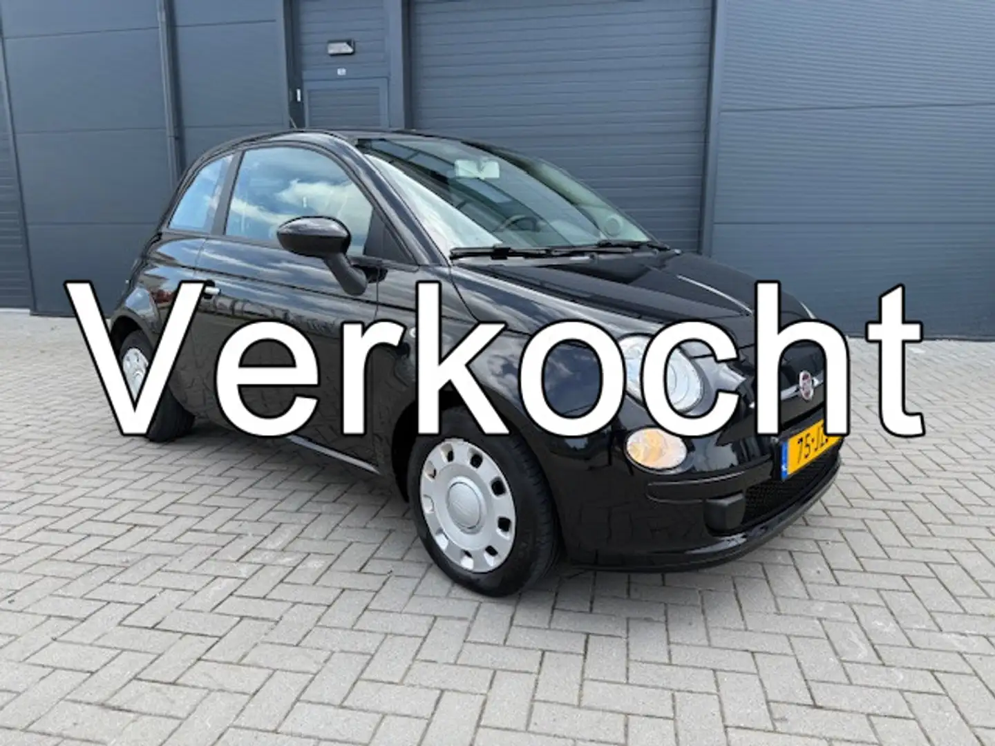 Fiat 500 1.2 Pop Airco / Automaat / Nieuwe Apk ! Zwart - 1