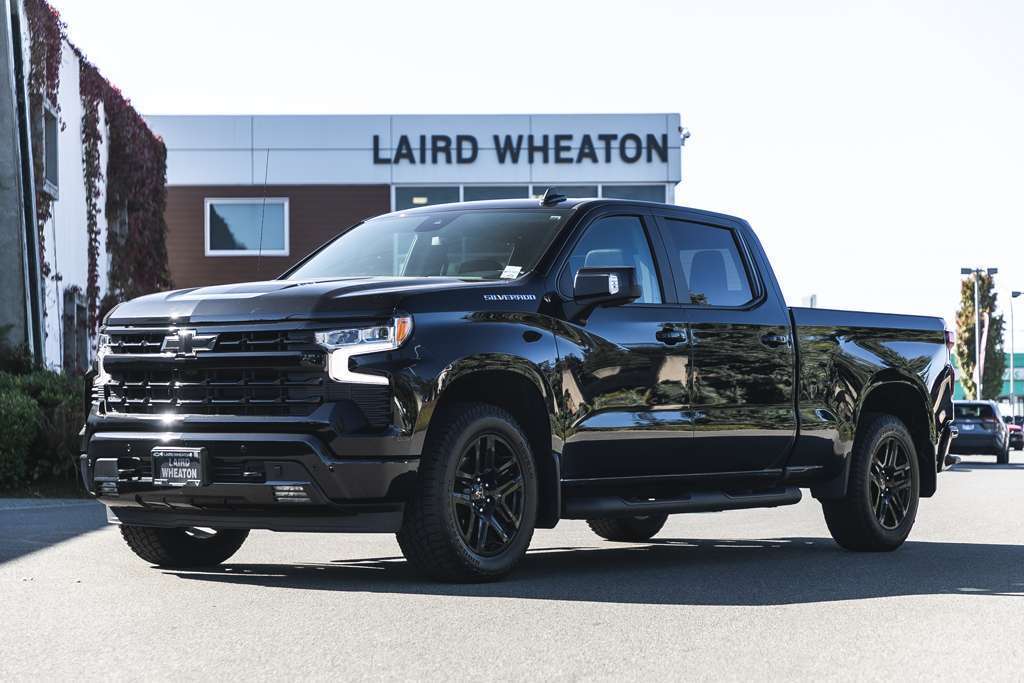 Black 2026 Chevrolet Silverado 1500 Pickup Truck Four-Wheel Drive Automatic