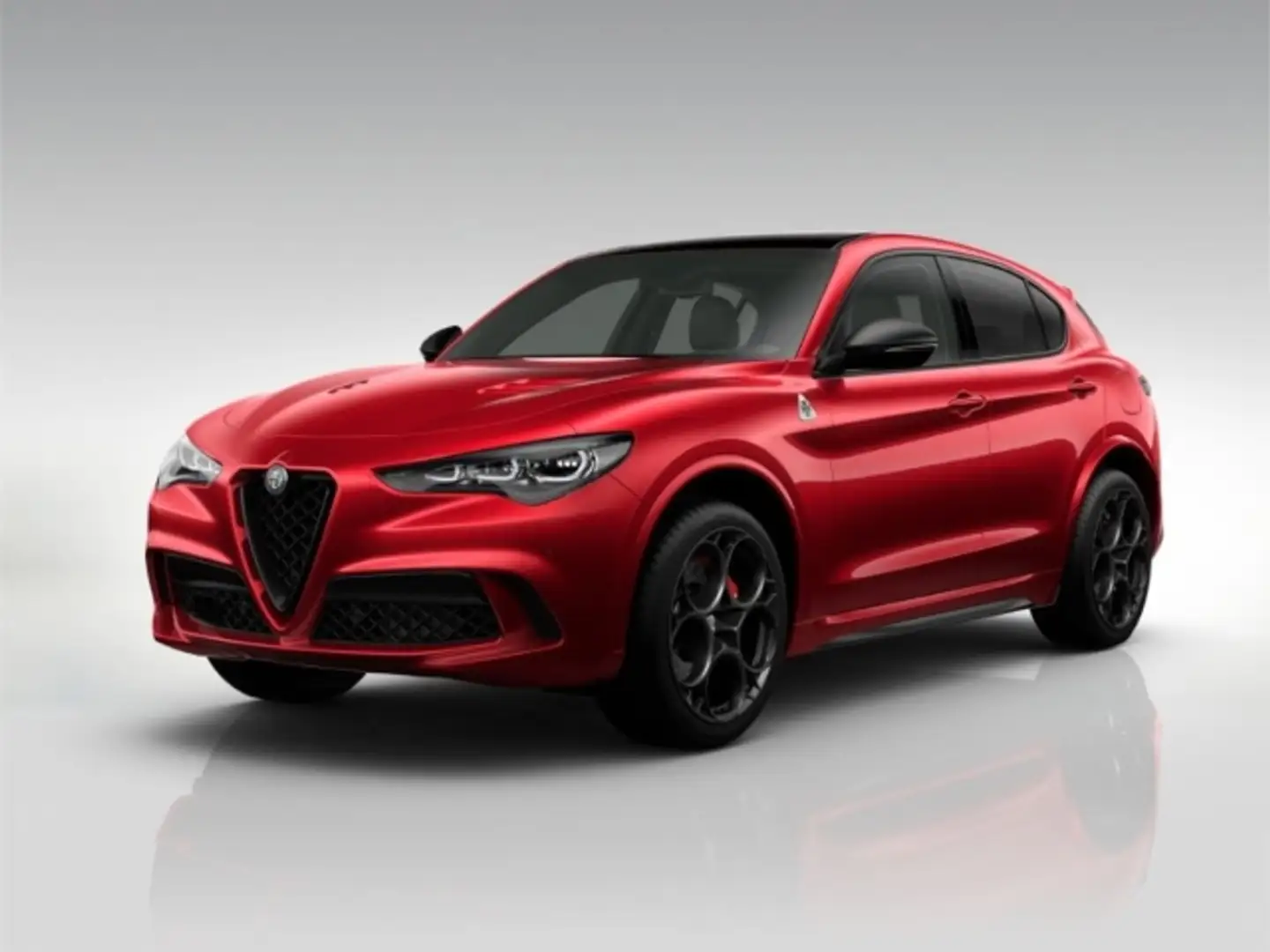Alfa Romeo Stelvio Quadrifoglio Q4 2.9 V6 Bi-Turbo e-Sitze El. Heckkl Rot - 1