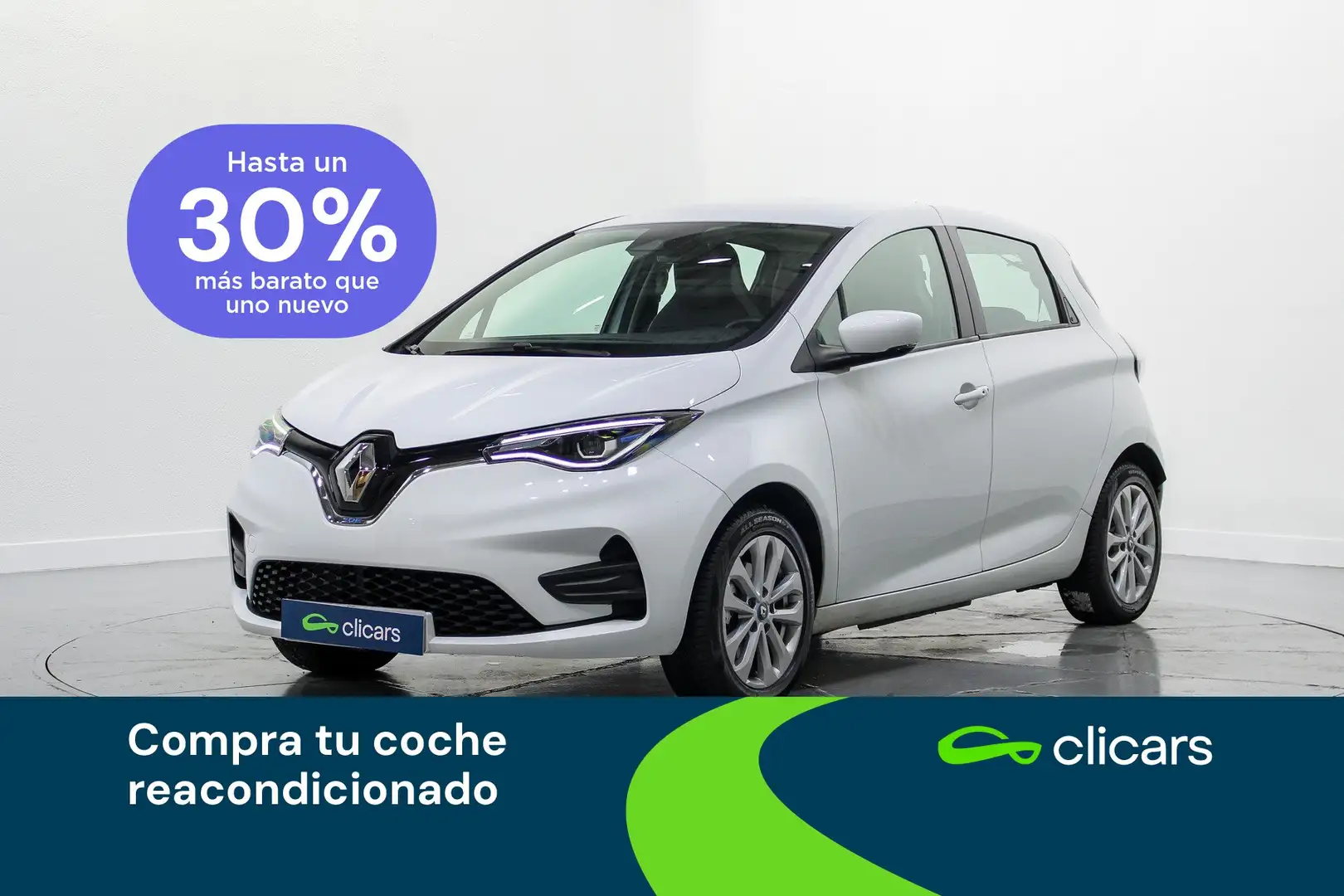 Renault ZOE Intens 50 R110 80kW Blanco - 1
