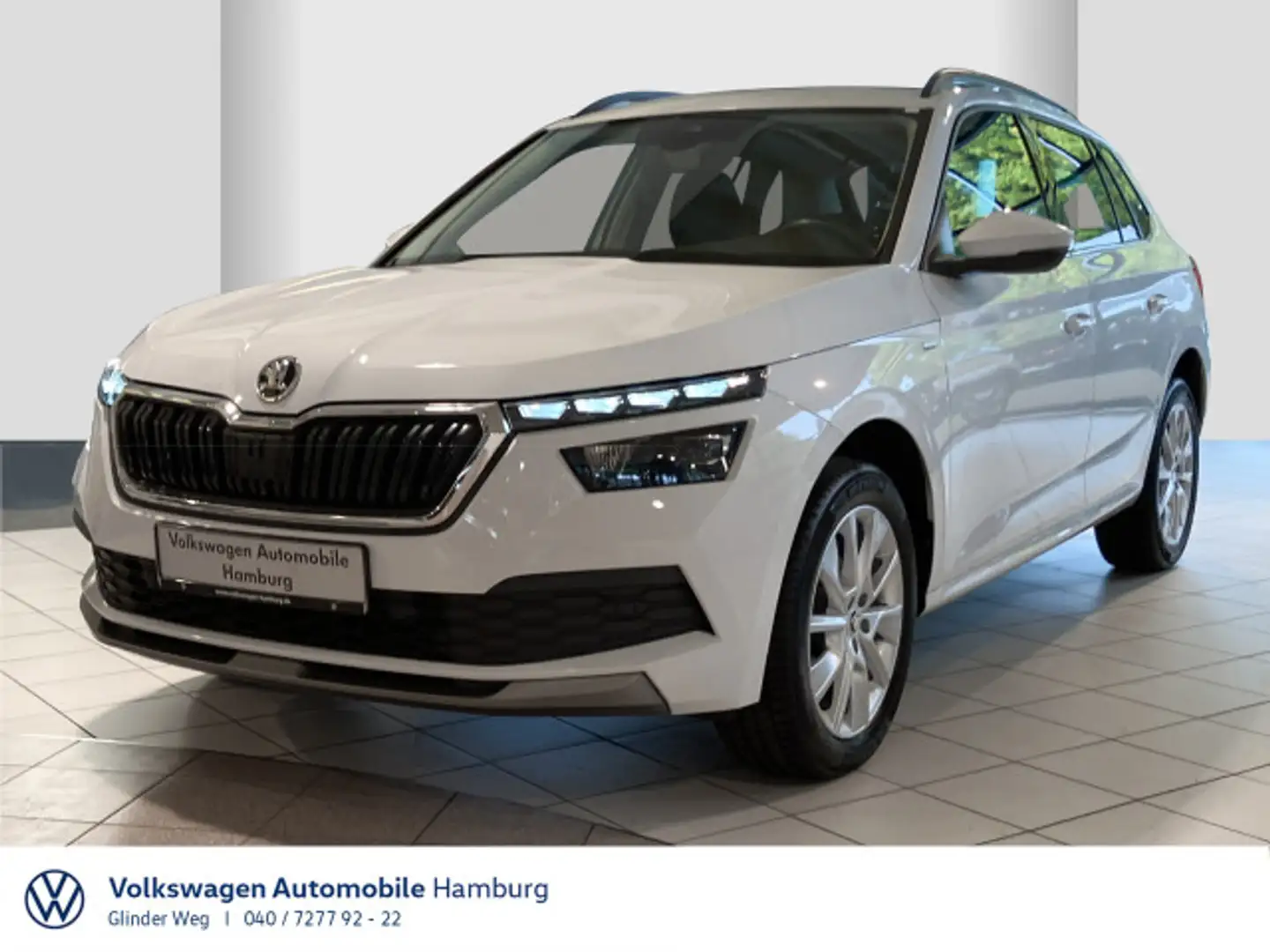 Skoda Kamiq 1.0 TSI Clever DSG Kamera LED Navi Sitzhzg Weiß - 1