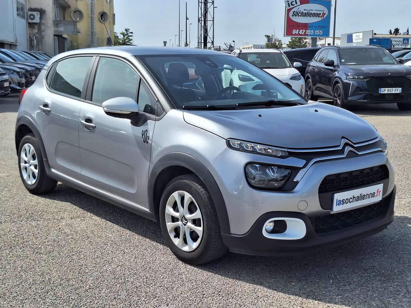 Citroen C3 PureTech 83 ch BVM5 You Gris - 2