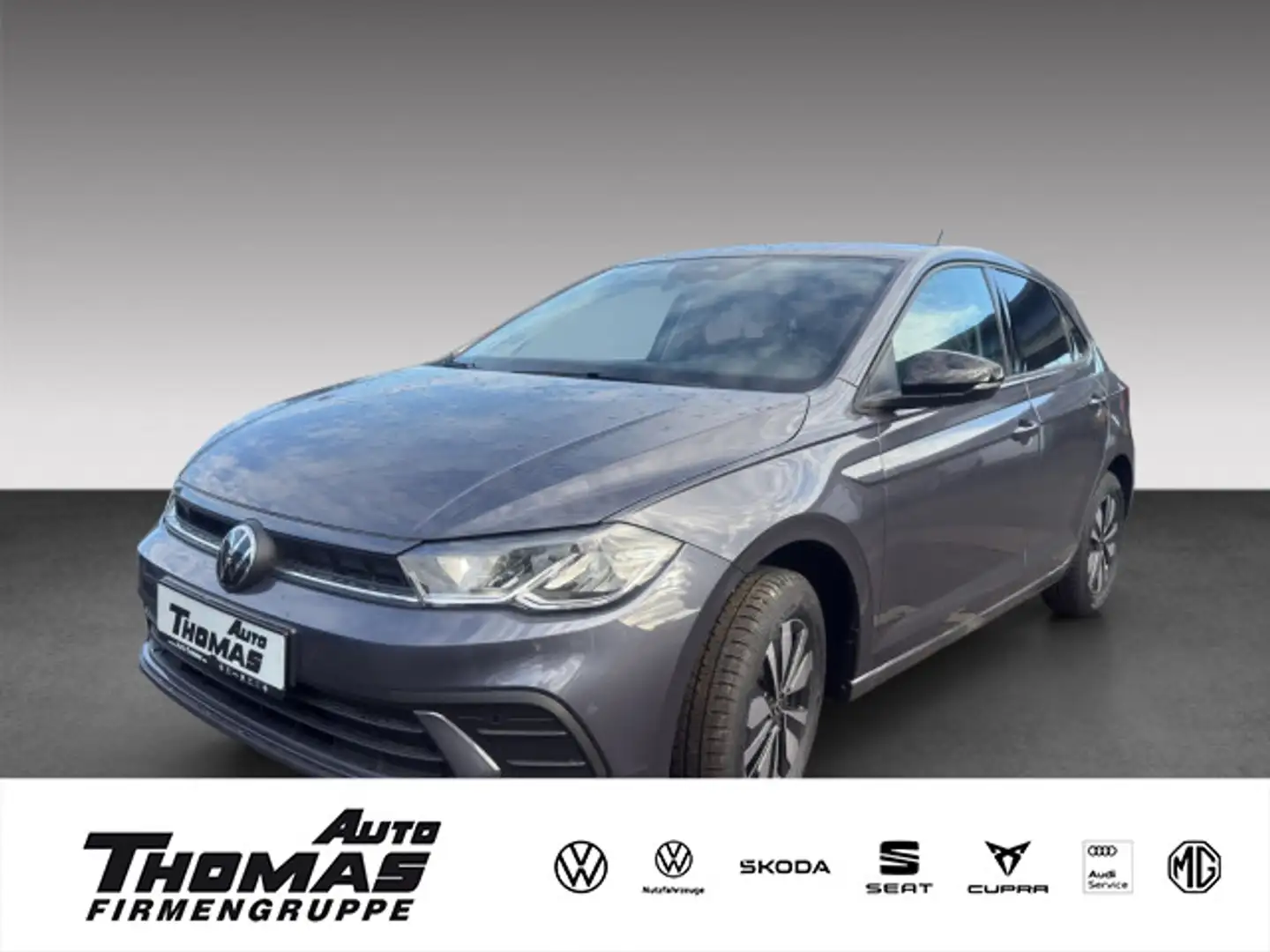 Volkswagen Polo 1.0 5-Gang Goal Klima Gris - 1