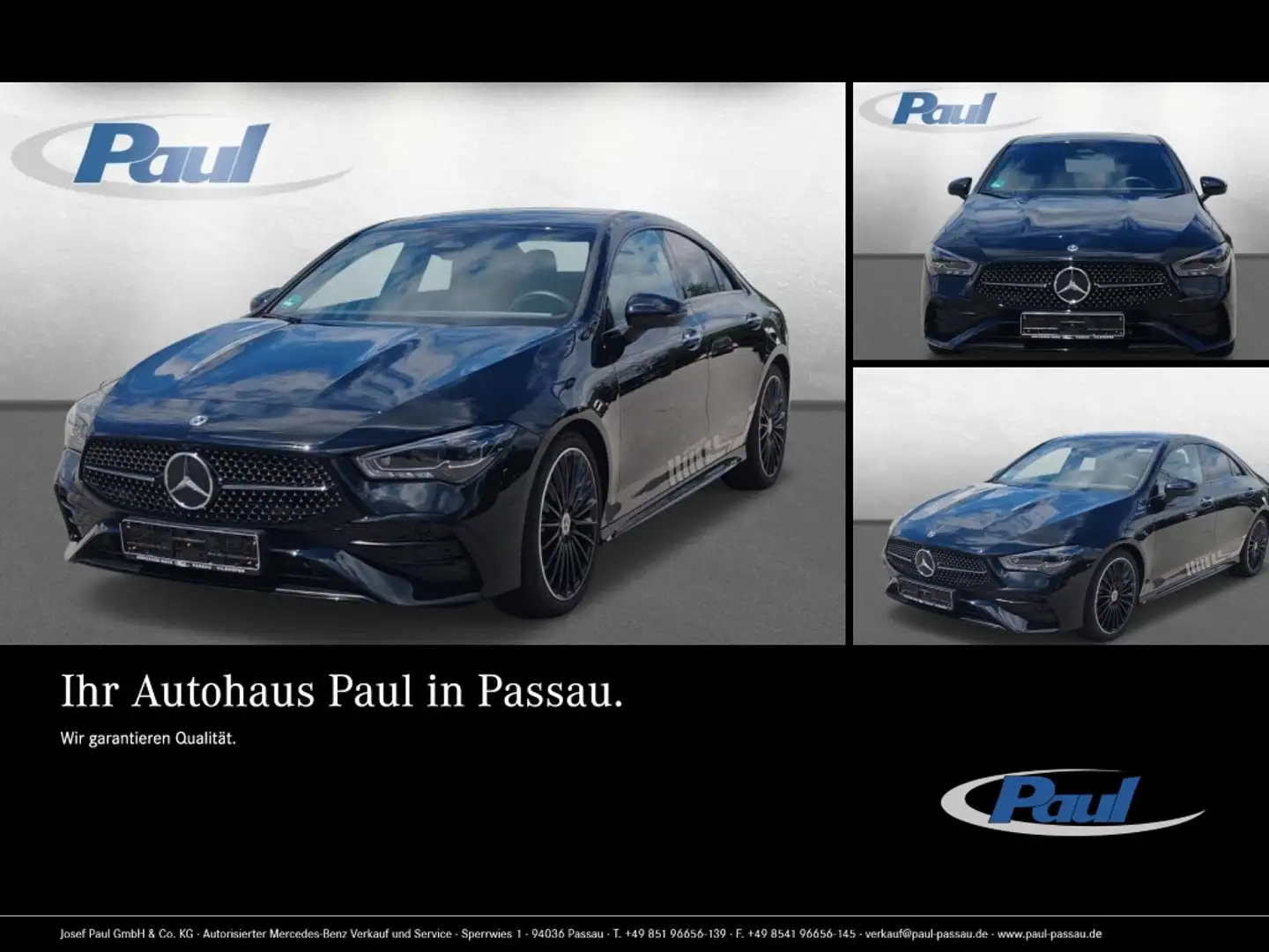 Mercedes-Benz CLA 200 Coupé Night SpurW S-Sitz KAM PDC SpurH Schwarz - 1