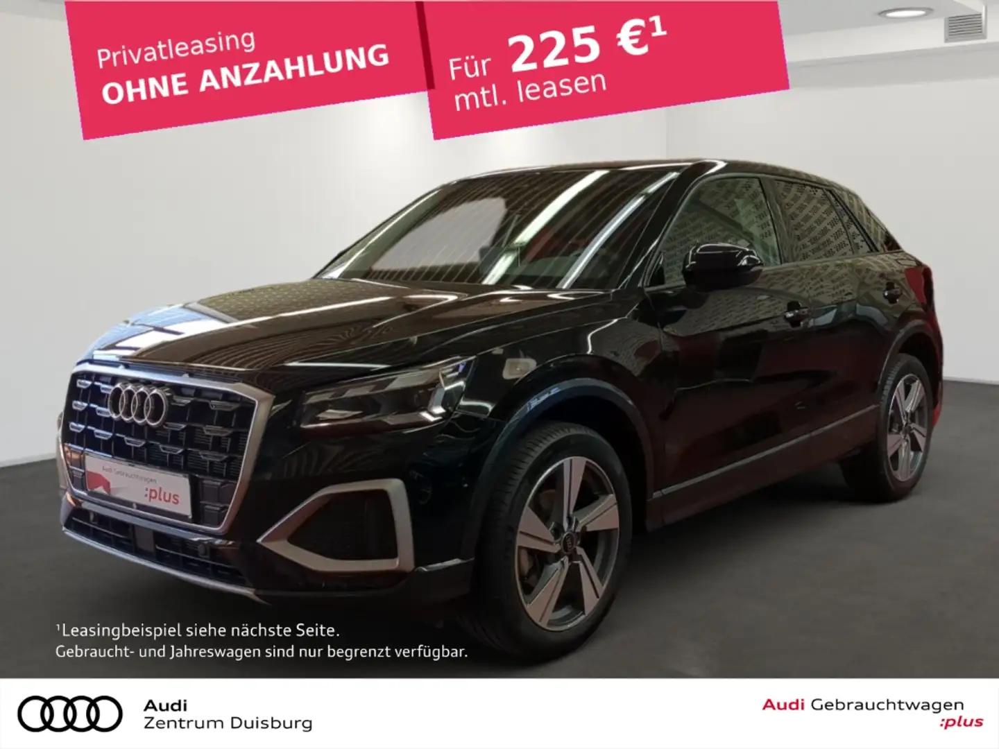 Audi Q2 30 TFSI advanced AHK-abnehmbar Panorama Digitales Zwart - 1