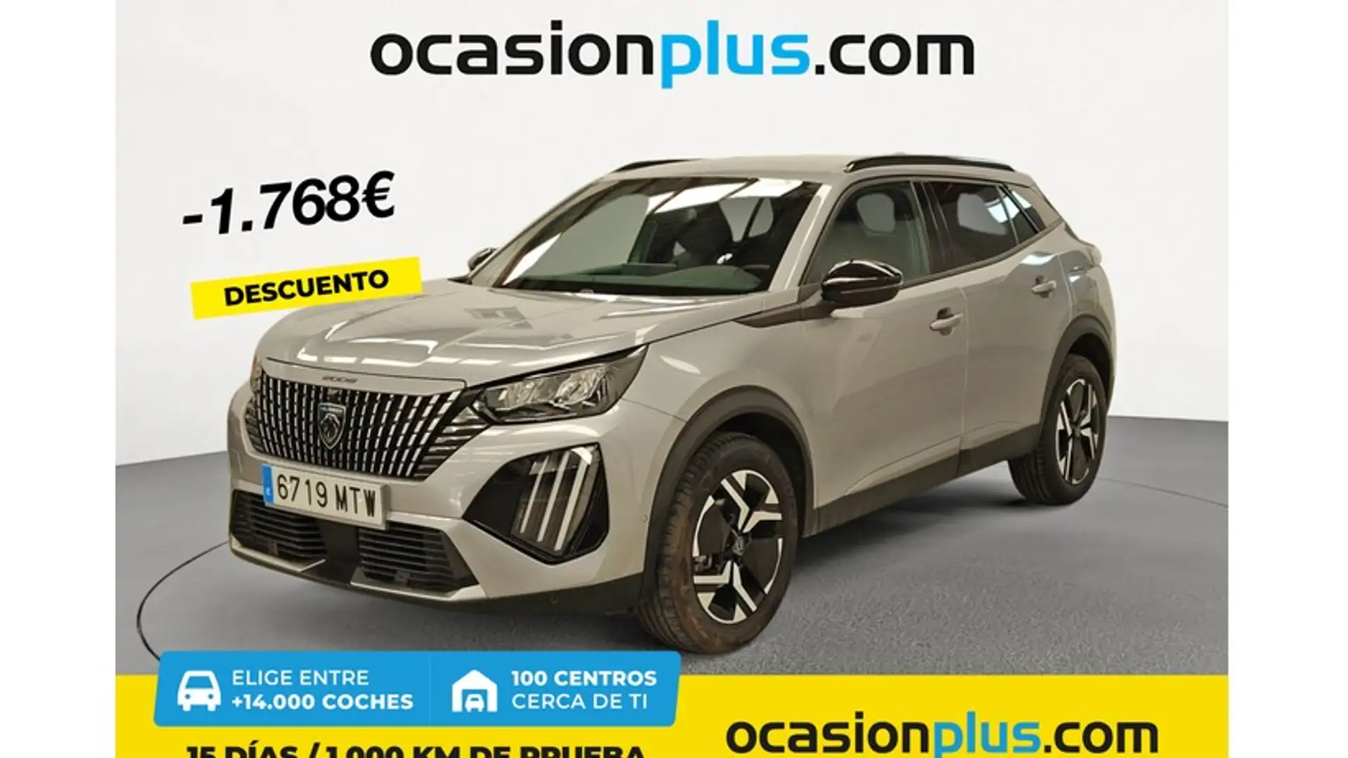 Peugeot 2008 1.2 PureTech S&S Allure 100 Gris - 1