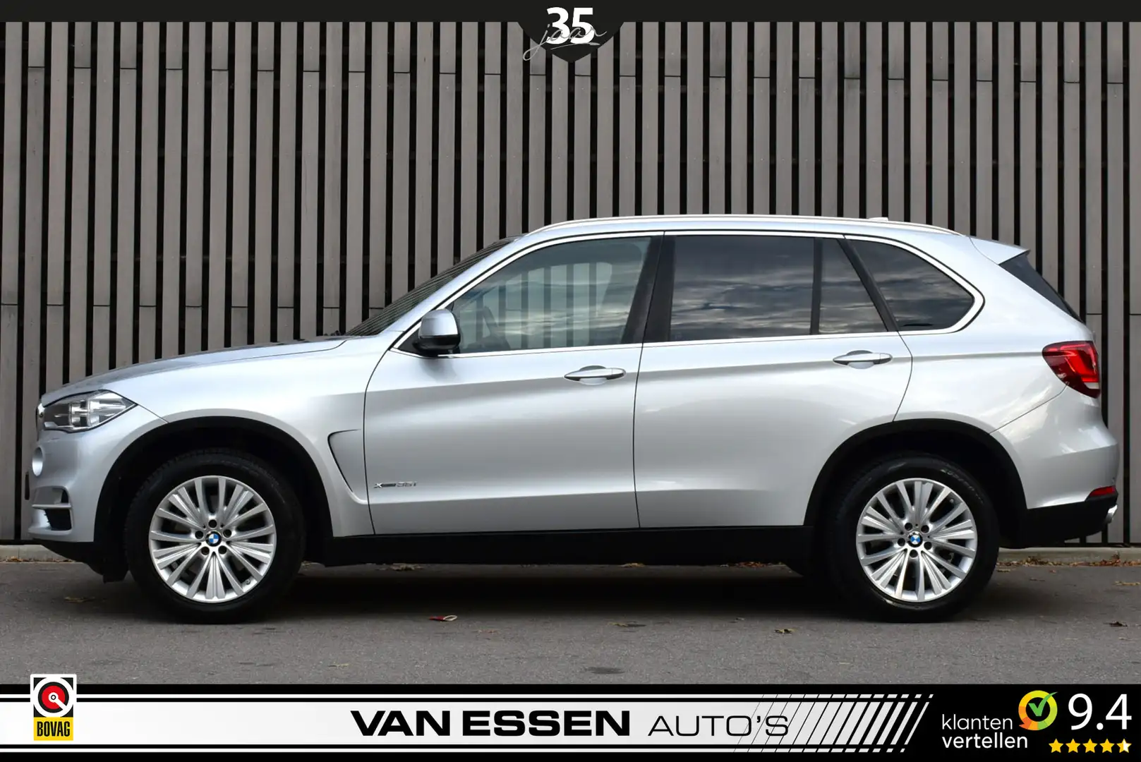BMW X5 xDrive35i Navigatie Leder Cruise Control Trekhaak Gris - 2