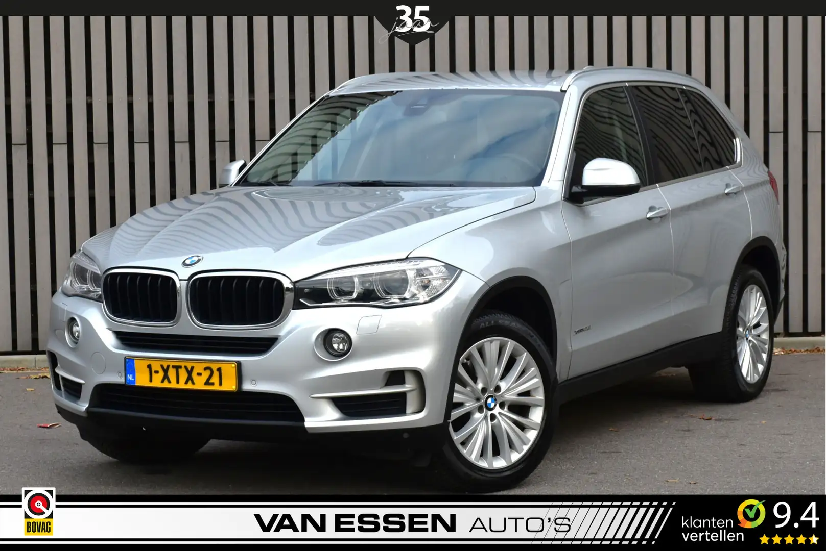 BMW X5 xDrive35i Navigatie Leder Cruise Control Trekhaak Gris - 1
