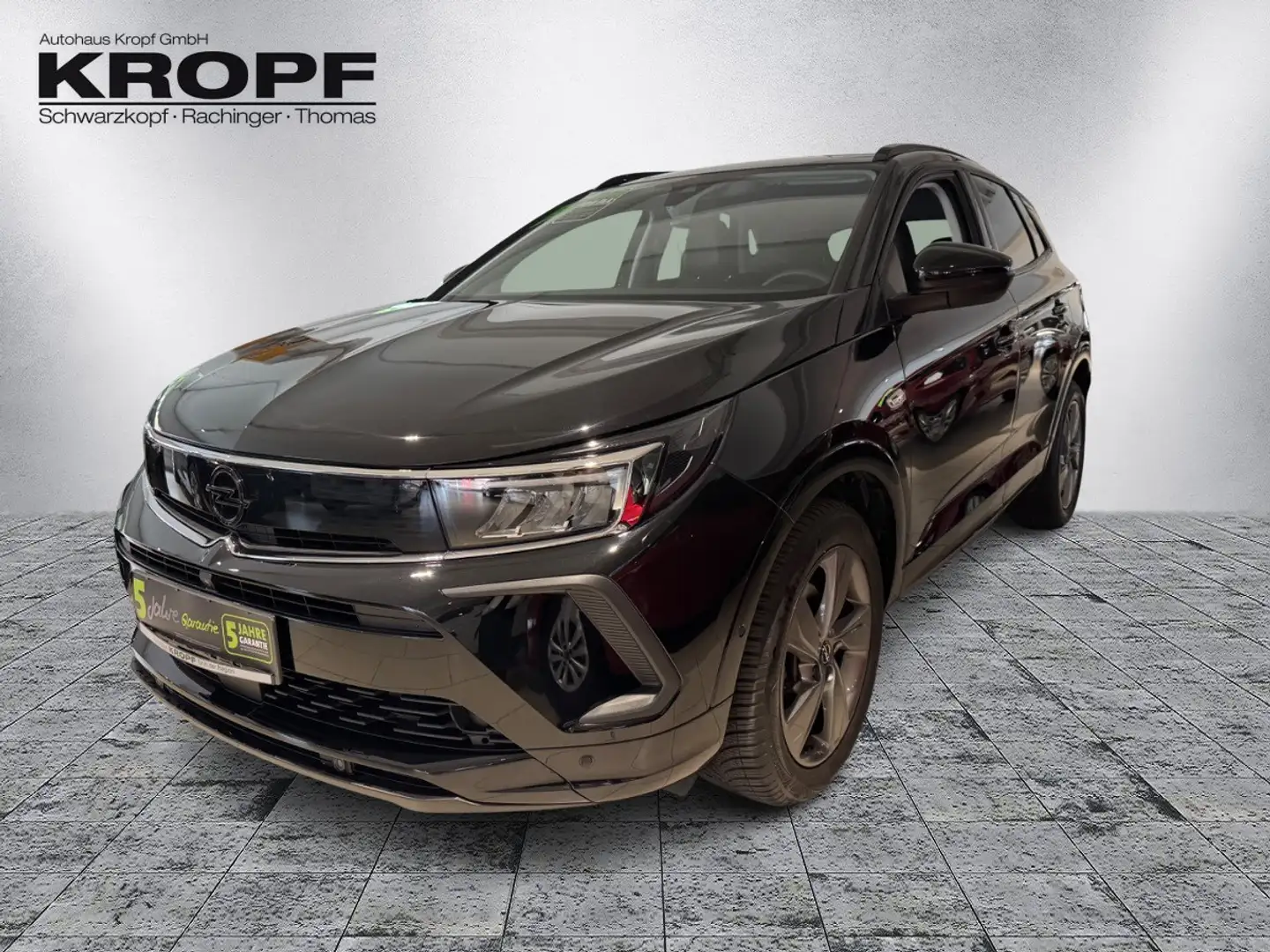 Opel Grandland 1.2 Turbo GS Line LED+Navi+SHZ+2xKlima Zwart - 2