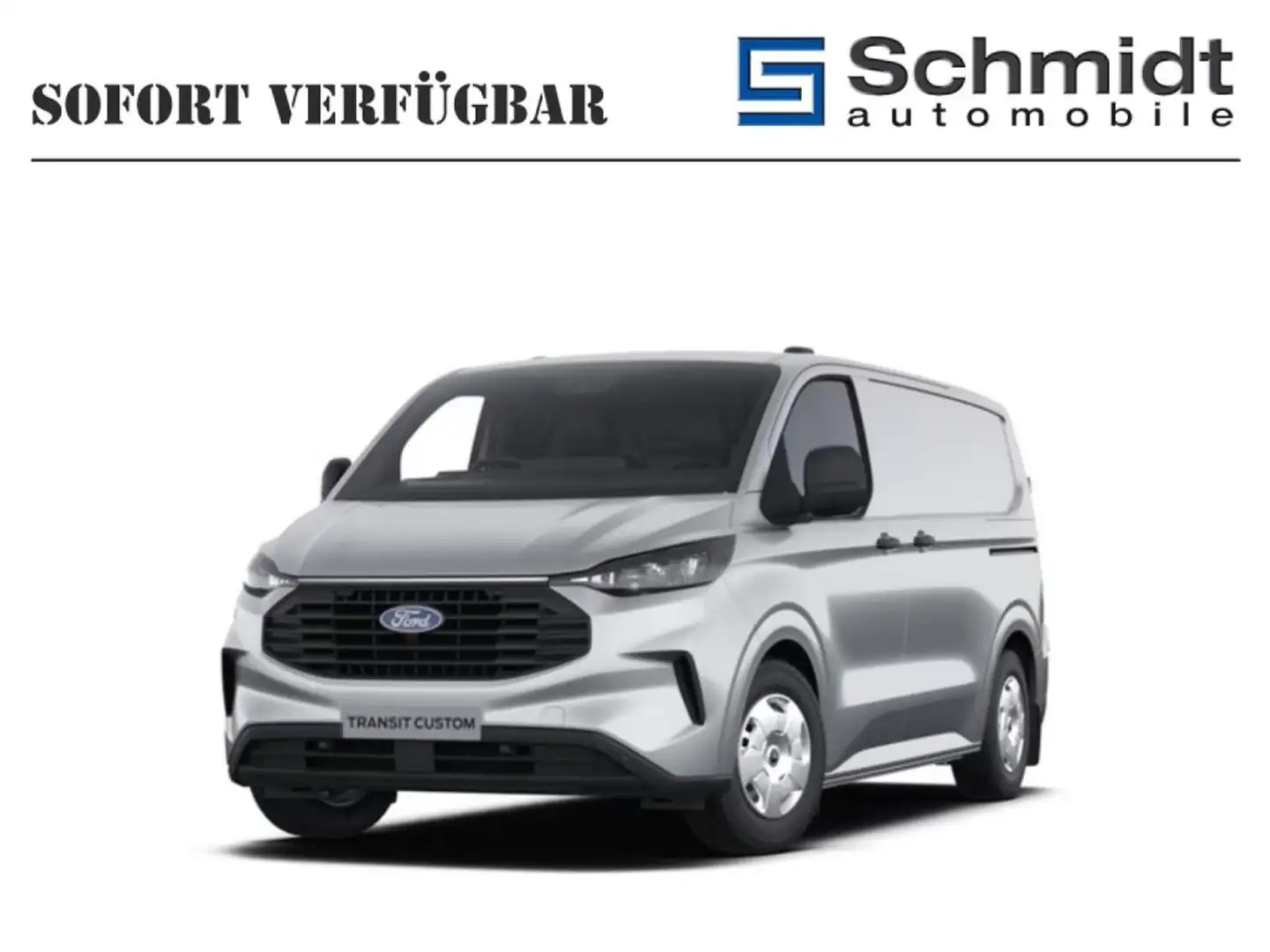 Ford Transit Custom Kasten Trend 280L1 2,0L Eblue 136PS M FWD Silber - 1