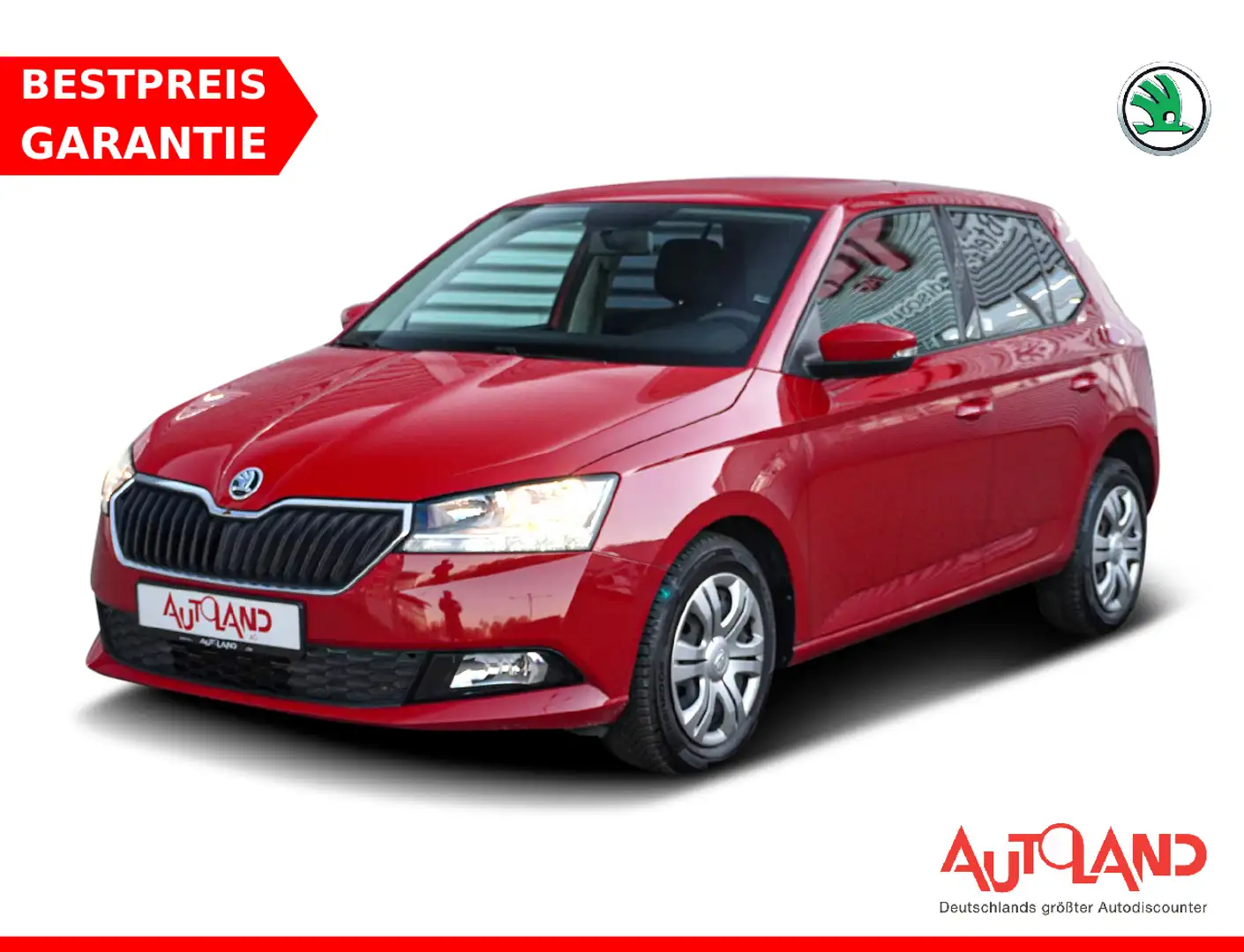 Skoda Fabia 1.0 TSI Klima Sitzheizung PDC Bluetooth Roşu - 1