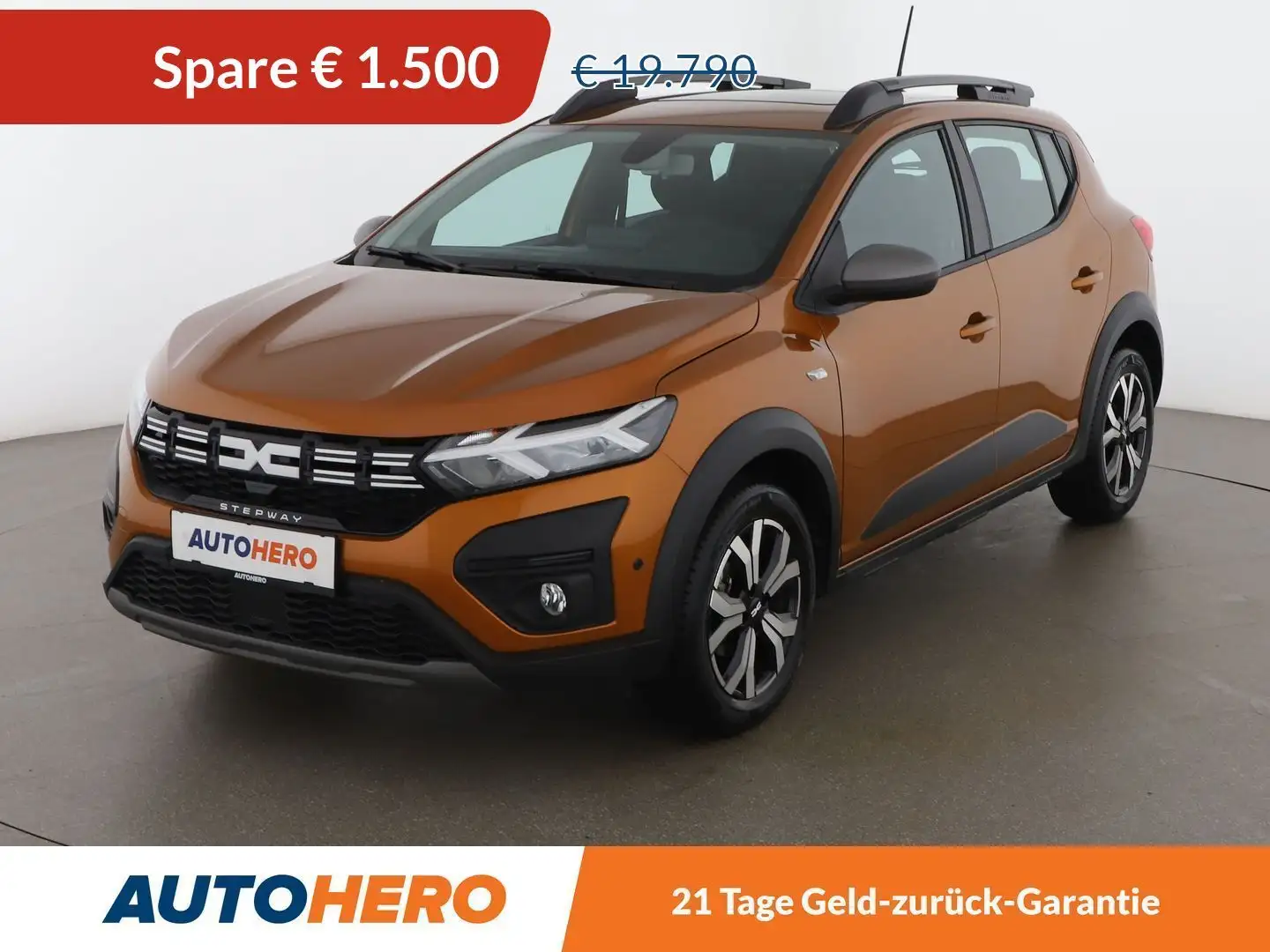 Dacia Sandero 1.0 TCe Stepway Expression Aut. *NAVI*CAM*TEMPO* Orange - 1
