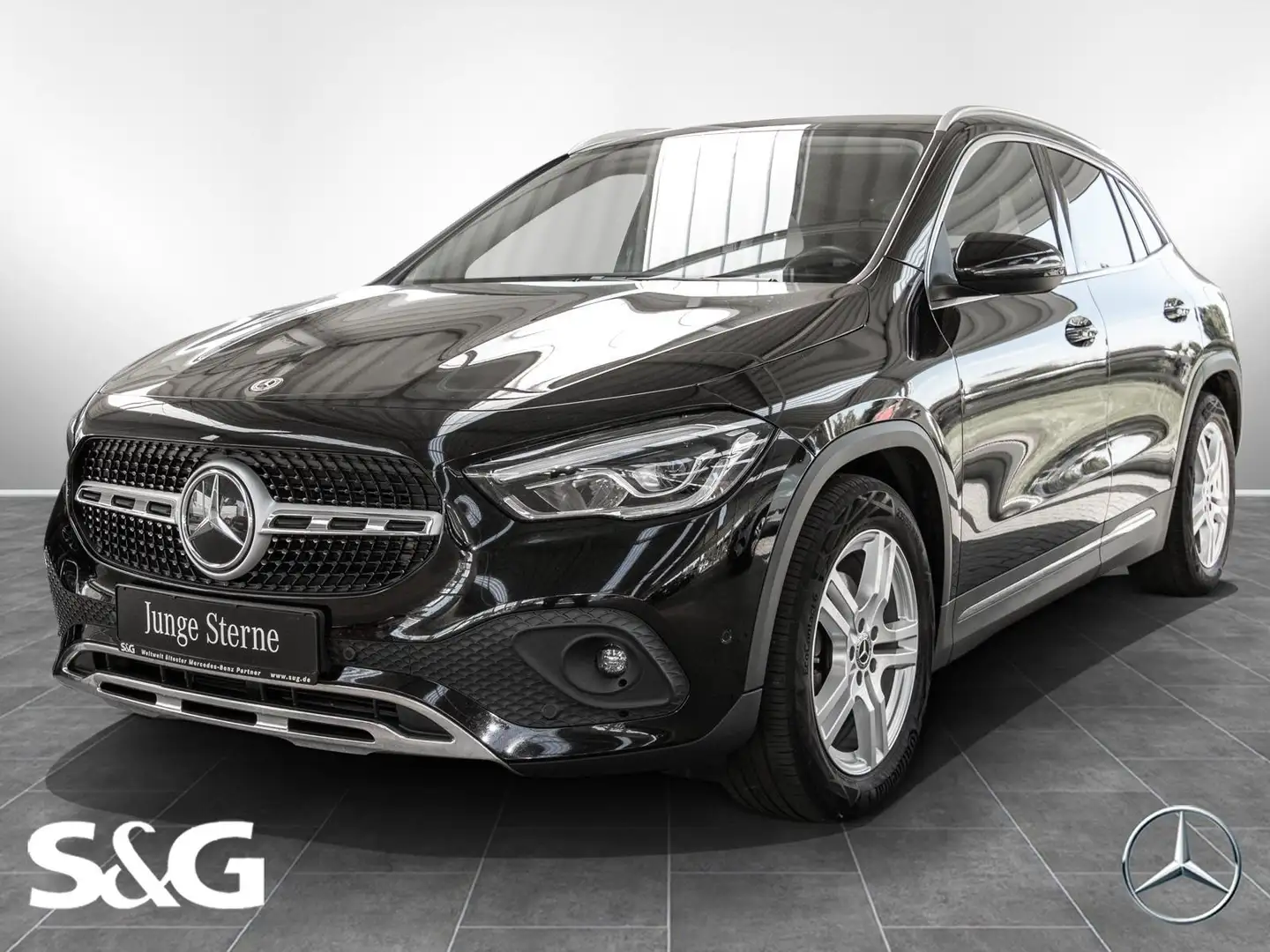 Mercedes-Benz GLA 200 d Progressive Totwink+MBUX+LED+18+RüKam Zwart - 1