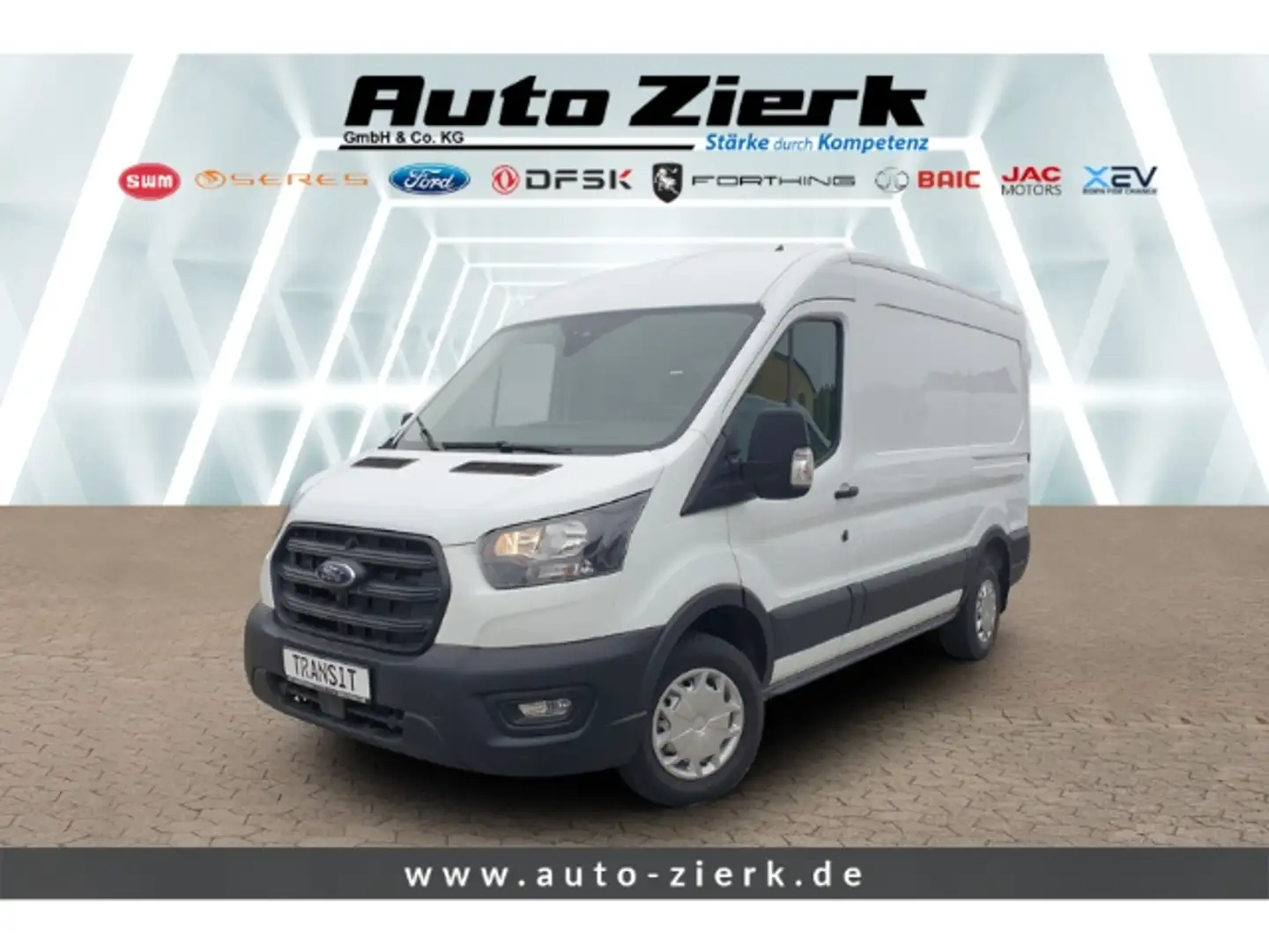 Ford Transit Kasten 290 L2 Trend 2.0 TDCi DPF ,AHK,Klim Weiß - 1