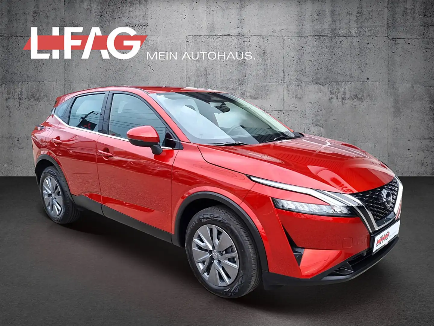 Nissan Qashqai 1,3 MHEV Visia *ab € 18.990,-* Rot - 1