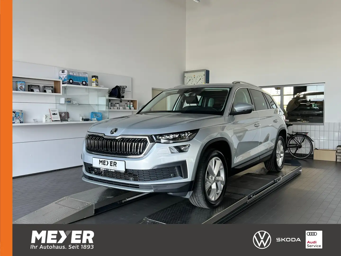 Skoda Kodiaq Style 2.0 TDI DSG *Garantie, AHK, LED, ACC, 19"-L Silber - 1