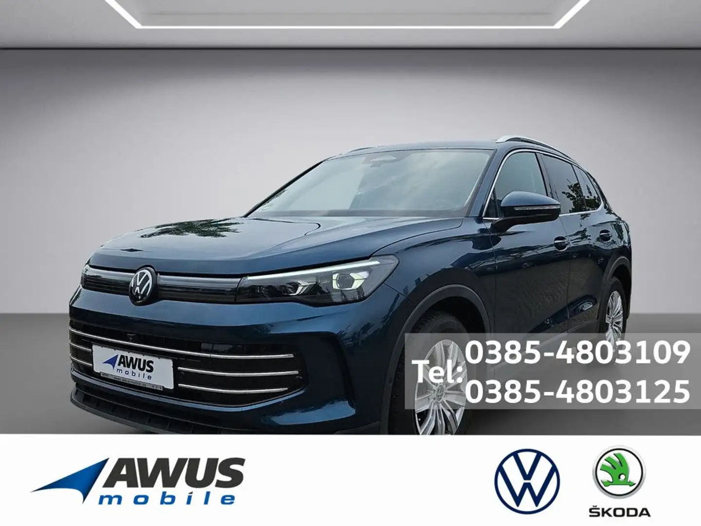 Volkswagen Tiguan 1.5eTSI DSG Elegance AHK Blau - 1