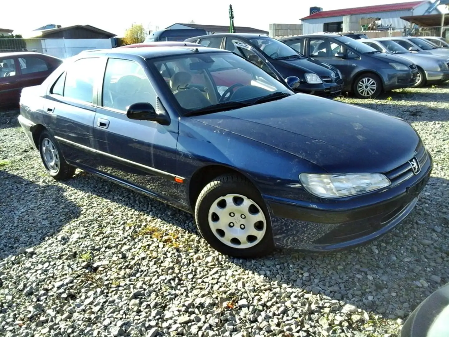 Peugeot 406 Limo.1.8i/ aus 1.HAND/ org km/ met+Klima+Velour+FH Kék - 2