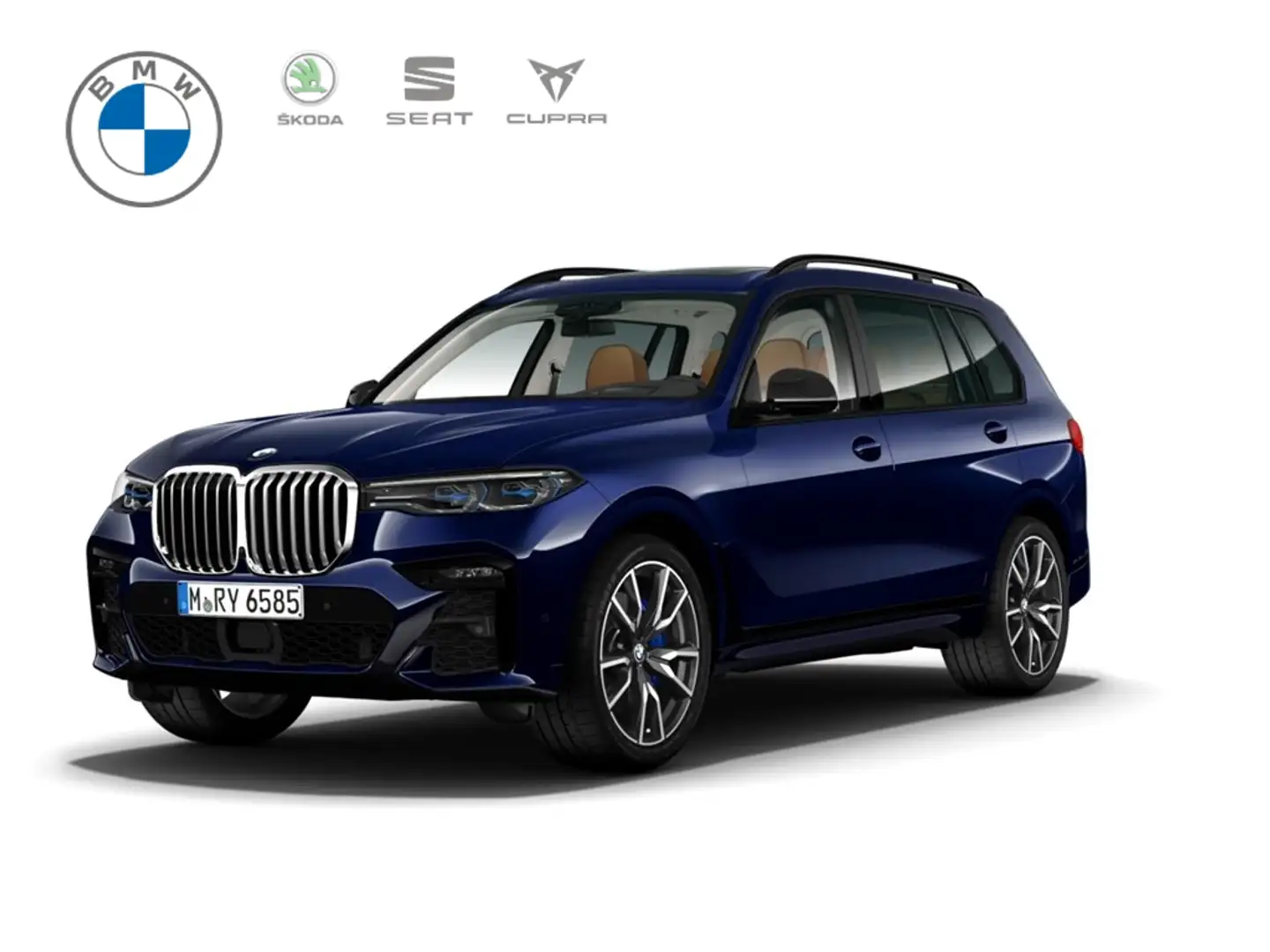 BMW X7 40 d M Sport xDrive HUD Luftfederung Niveau StandH Blau - 1