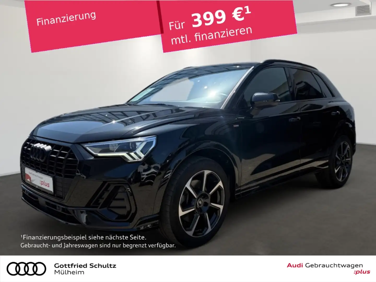 Audi Q3 40 TDI quattro S-tronic KAMERA SONOS S-LINE OPTIK- Schwarz - 1