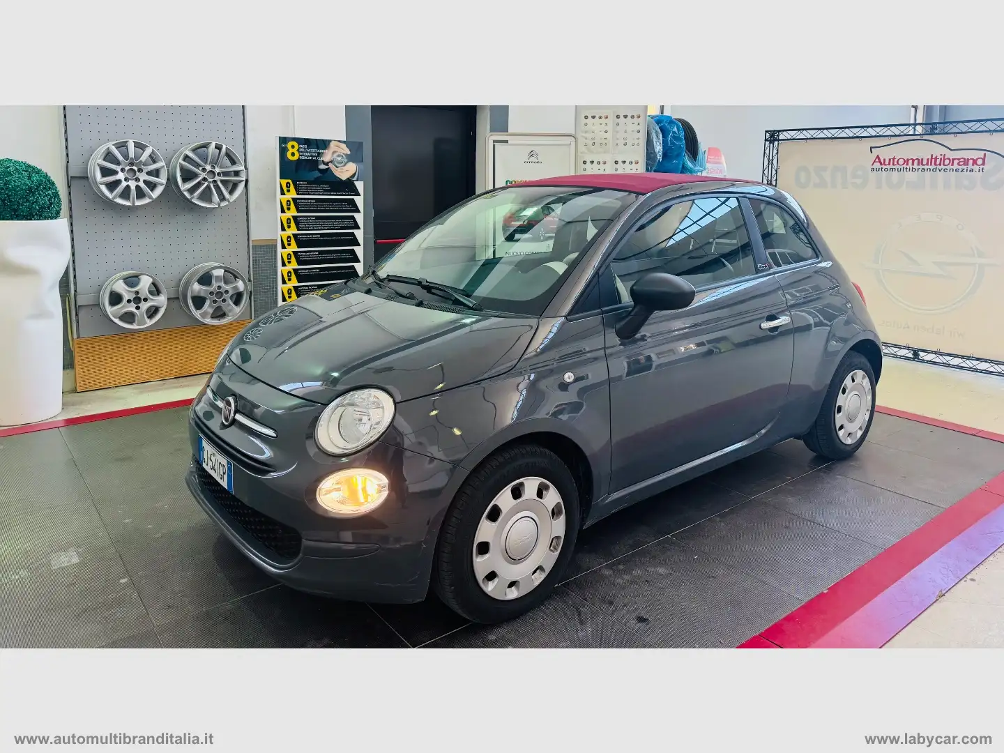 Fiat 500C C 1.0 Hybrid Dolcevita Šedá - 1