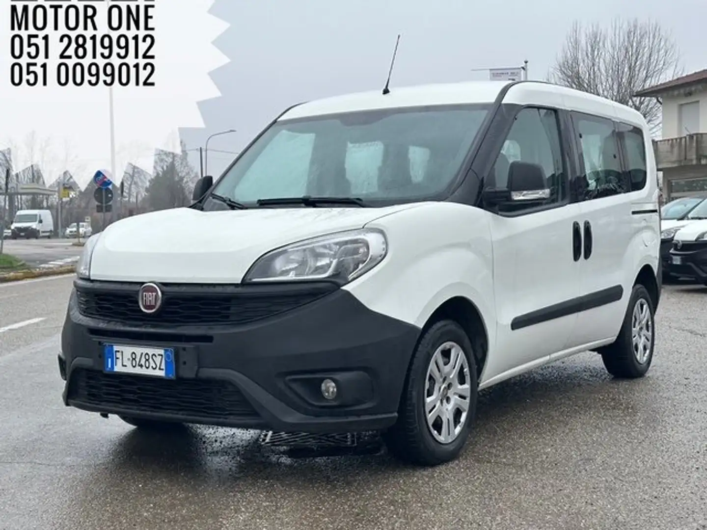 Fiat Doblo AUTOCARRO 5 POSTI N1 1.3-95CV Euro 6 Blanc - 1