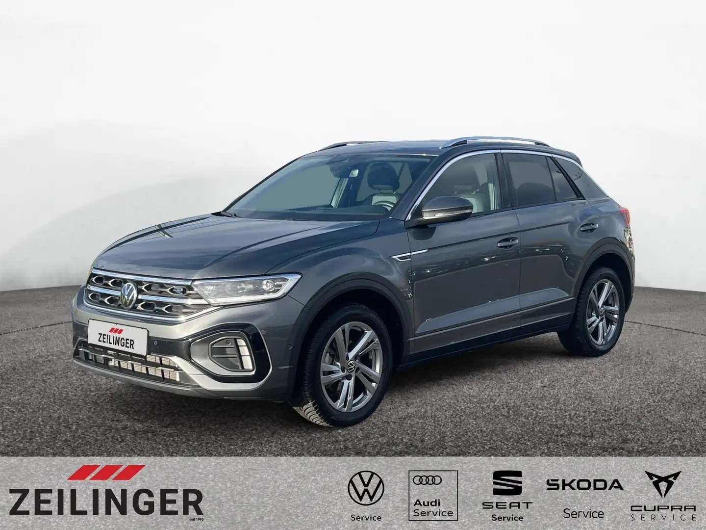 Volkswagen T-Roc R-Line TSI DSG|AHK|LED-PLUS|KAMERA|NAVI Grau - 1