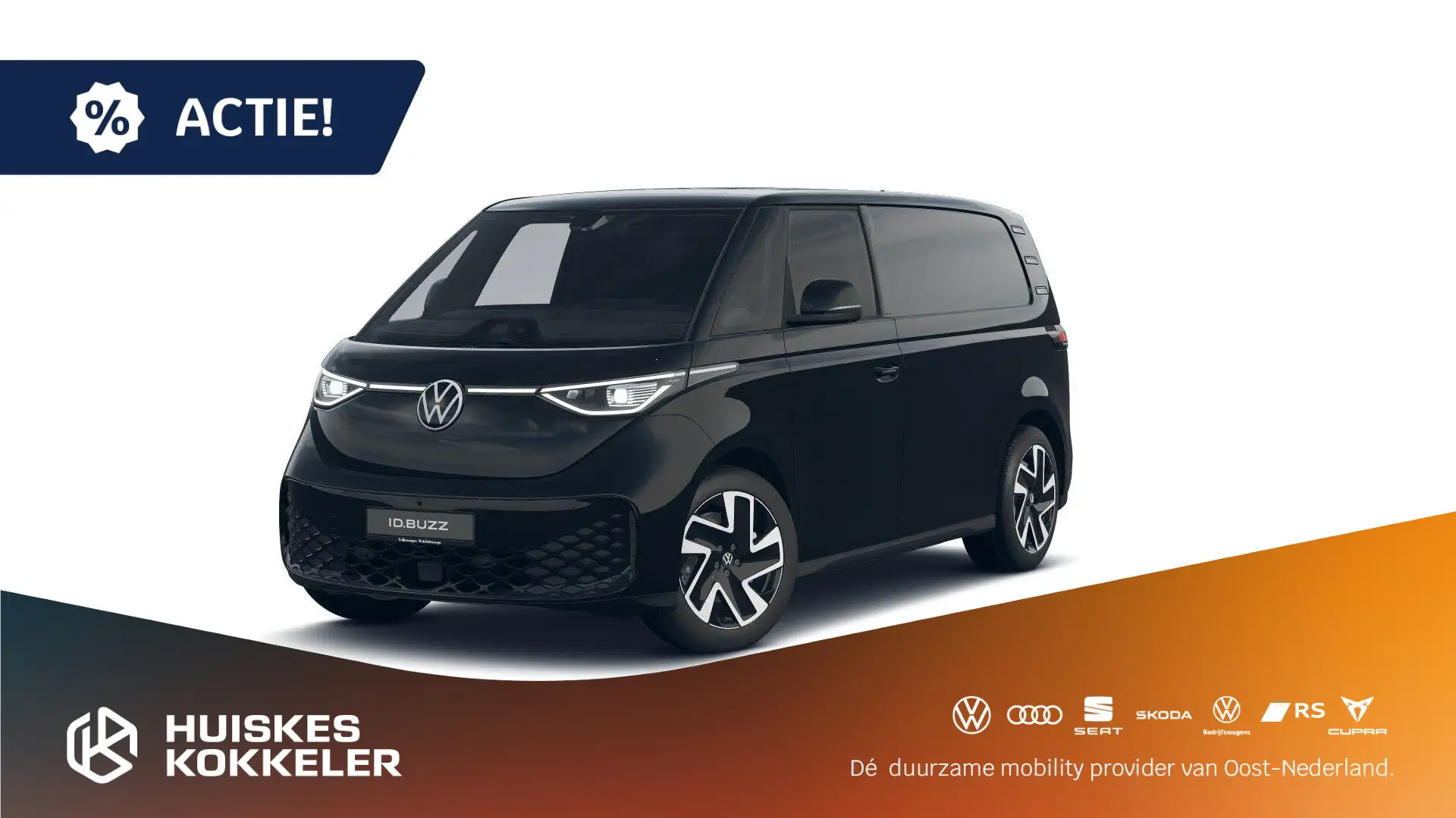 Volkswagen ID. Buzz Cargo Bulli Edition 340pk 79 kWh 4MOTION | Voor Mekaar D Negru - 1