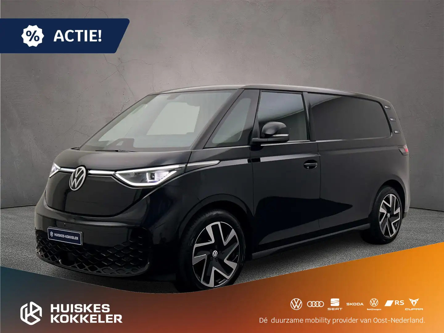 Volkswagen ID. Buzz Cargo Bulli Edition 340pk 79 kWh 4MOTION | Voor Mekaar D Zwart - 1