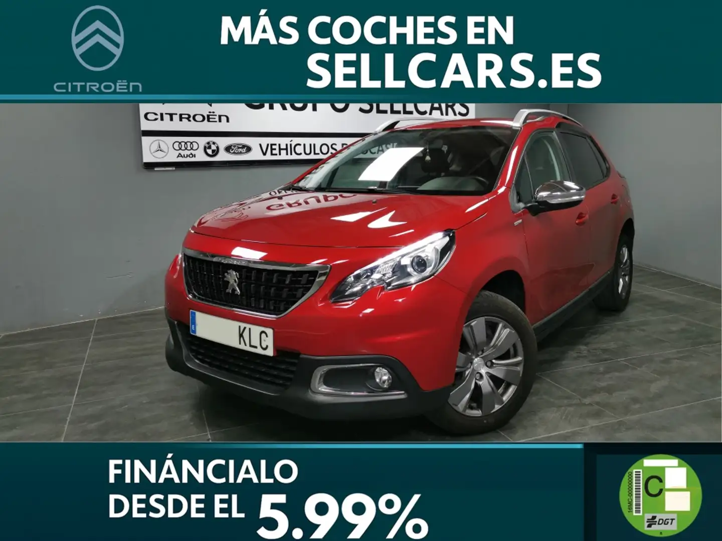 Peugeot 2008 1.5 BlueHDI S&S Style 100 Rosso - 1