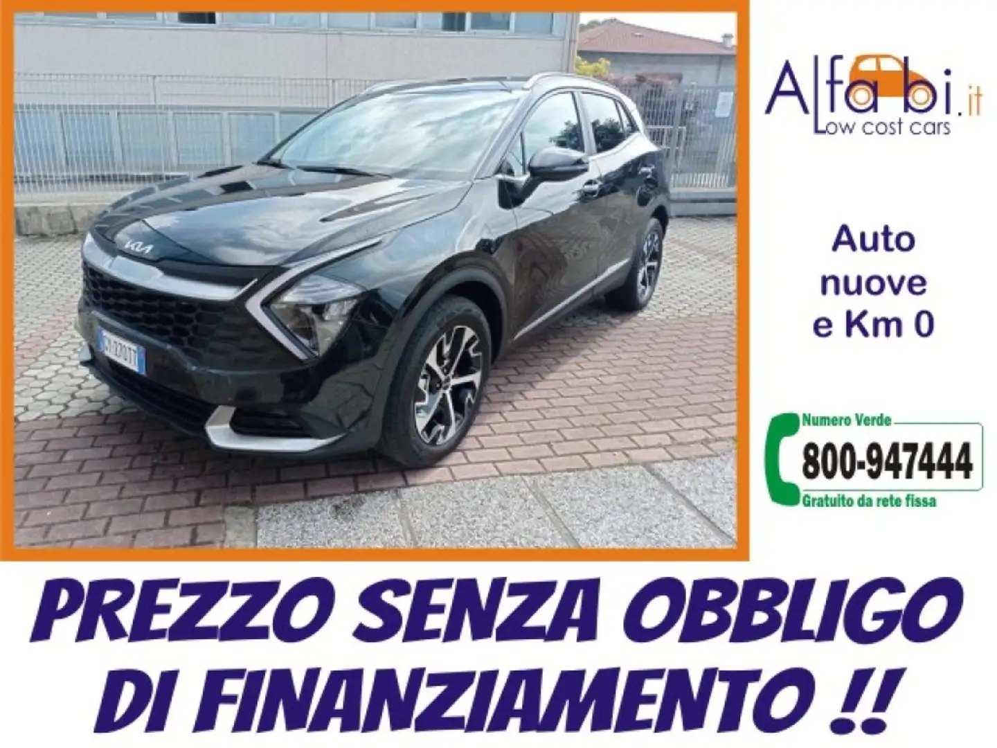 Kia Sportage 1.6 T-GDI HEV 215CV 2WD Aut. Style Nero - 1