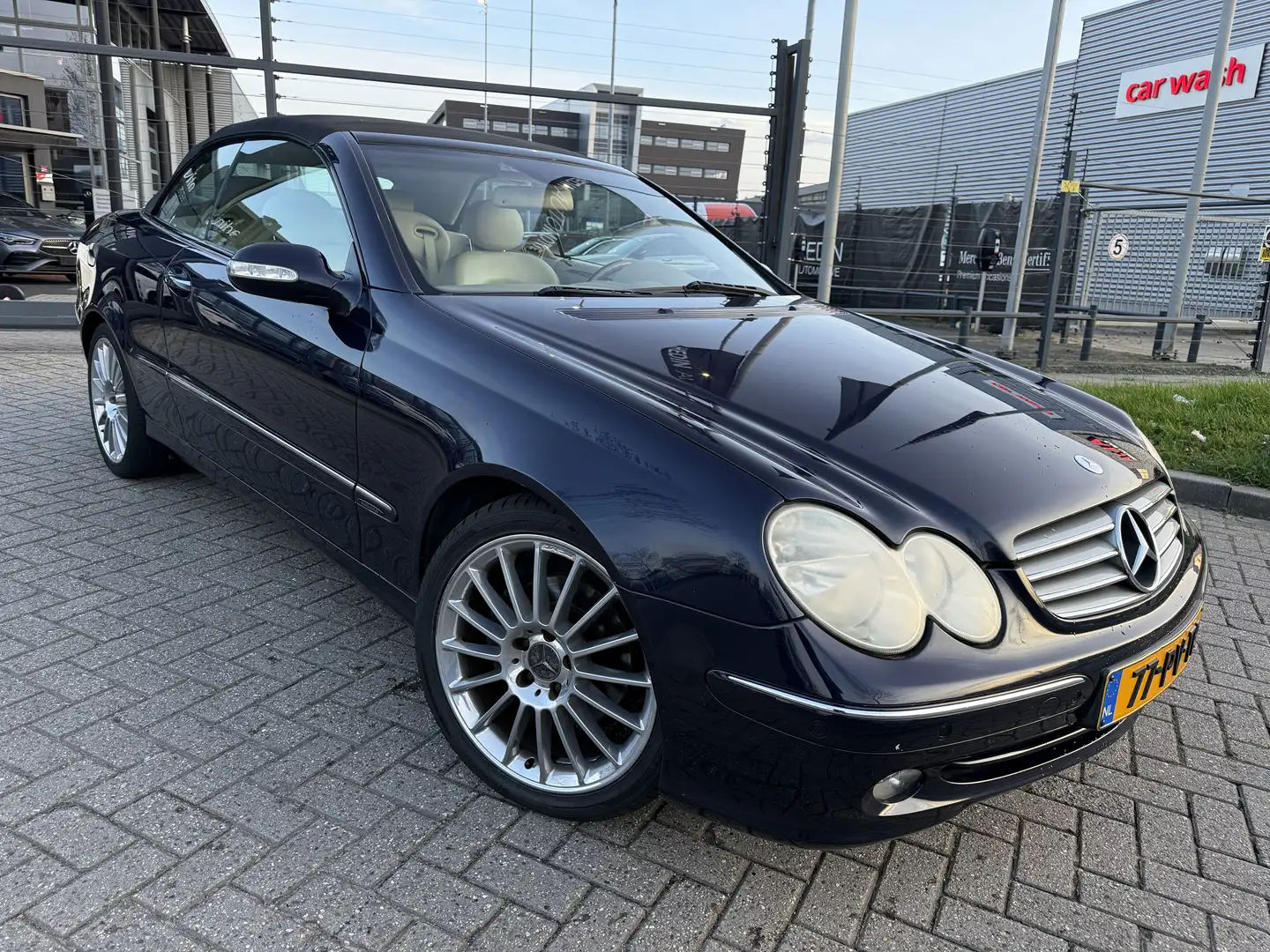 Mercedes-Benz CLK 200 Kompressor/Automaat/APK Maart 2027/FULL OPTION Blau - 1