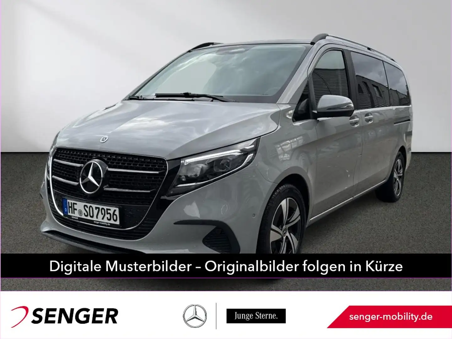 Mercedes-Benz V 220 d Style lang LED 2xKlima Distr. Kamera 9G Grau - 1