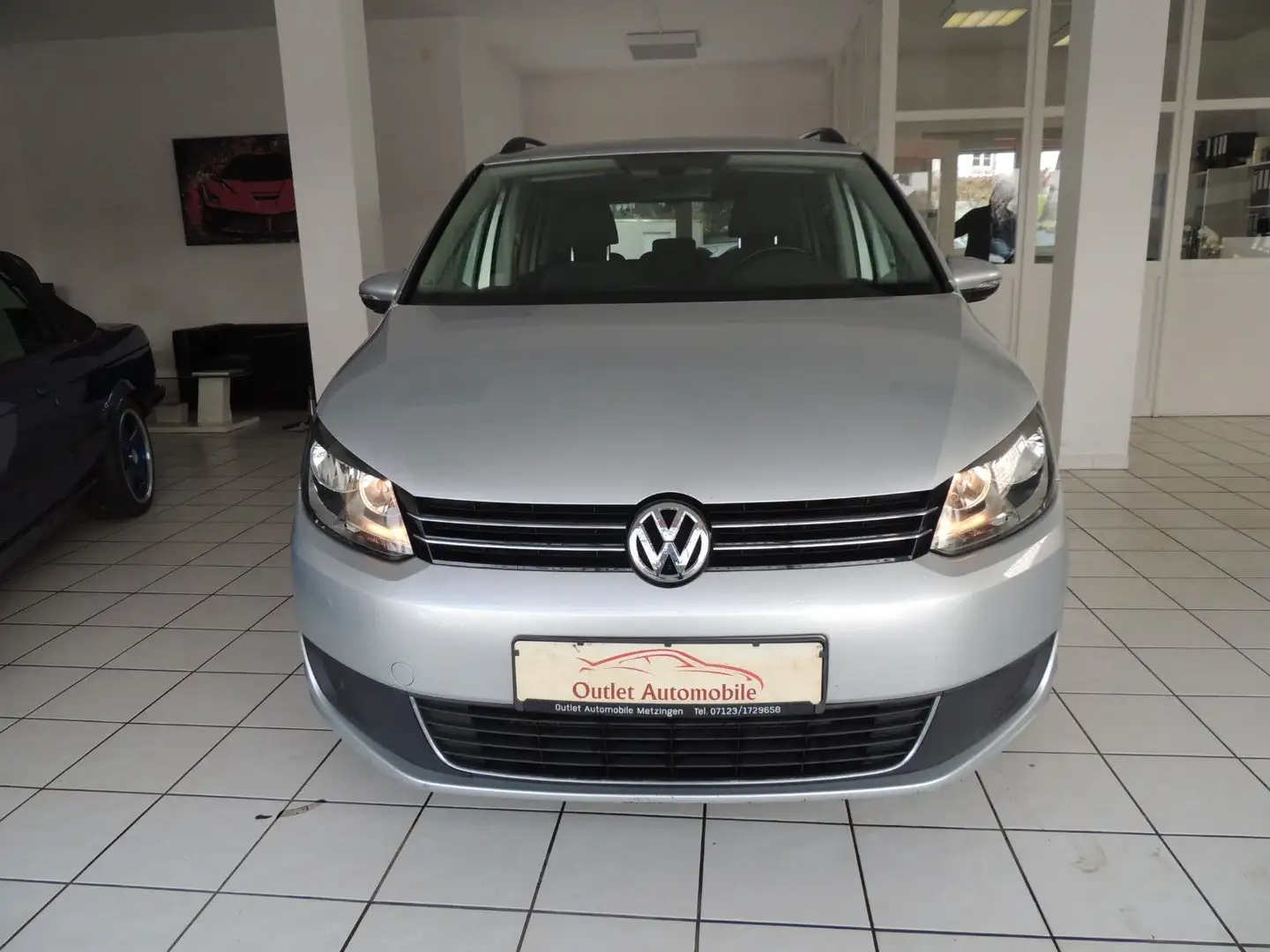 Volkswagen Touran Comfortline*AHK*7 Sitzer*Steuerkette neu Silber - 2