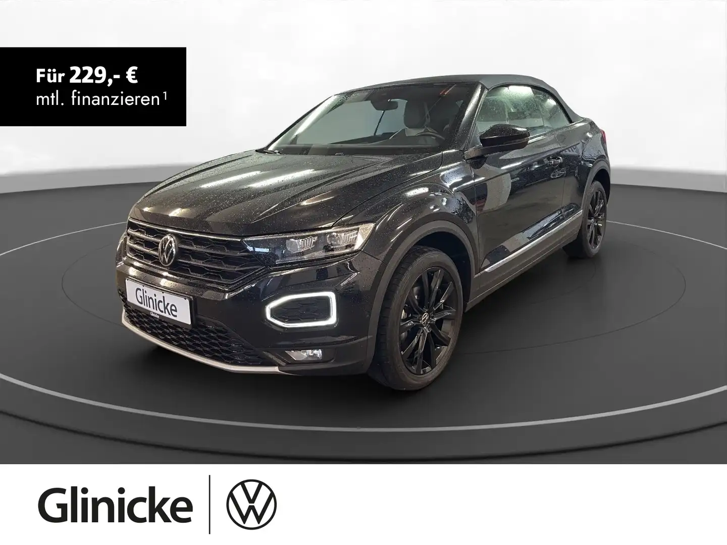 Volkswagen T-Roc Cabrio 1.5 TSI Style AHK LED LM 18" Navi R Schwarz - 1