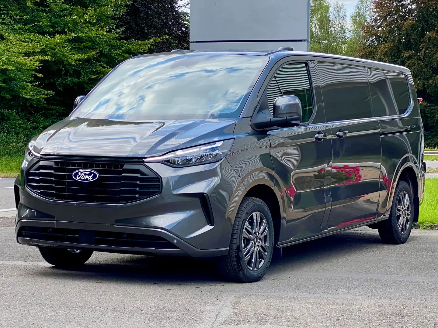 Ford Transit Custom Limited - L2 - 2.0L TD 170CH Auto - Porte Lat G/D Gris - 2