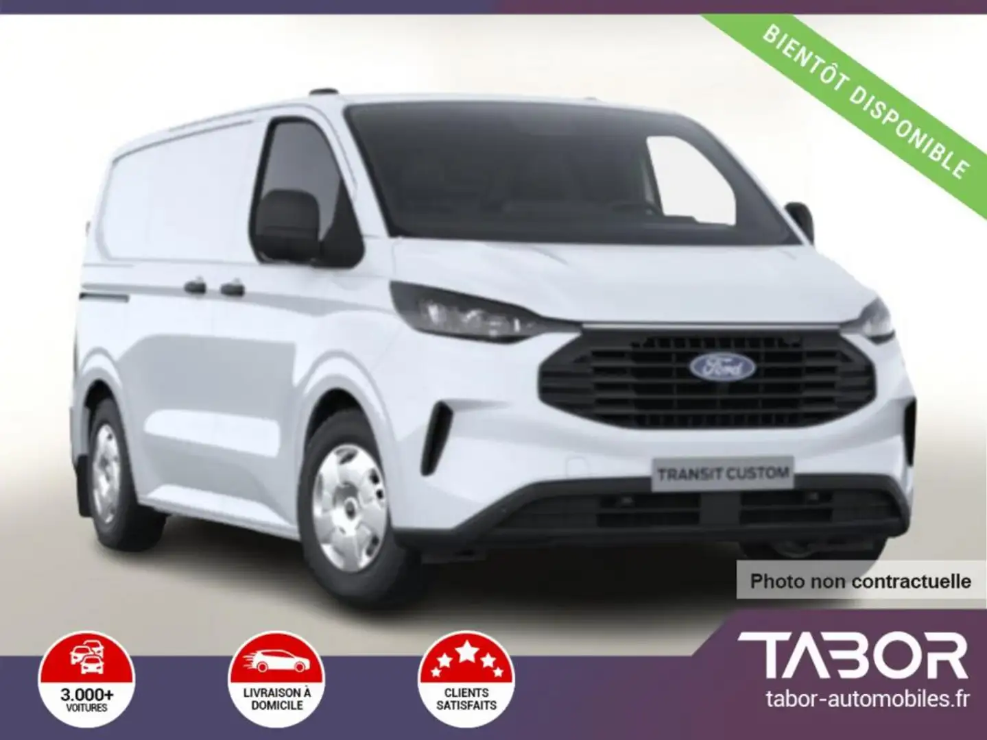 Ford Transit Custom TDCI 136 Trend 320 L1 Cam Blanc - 1