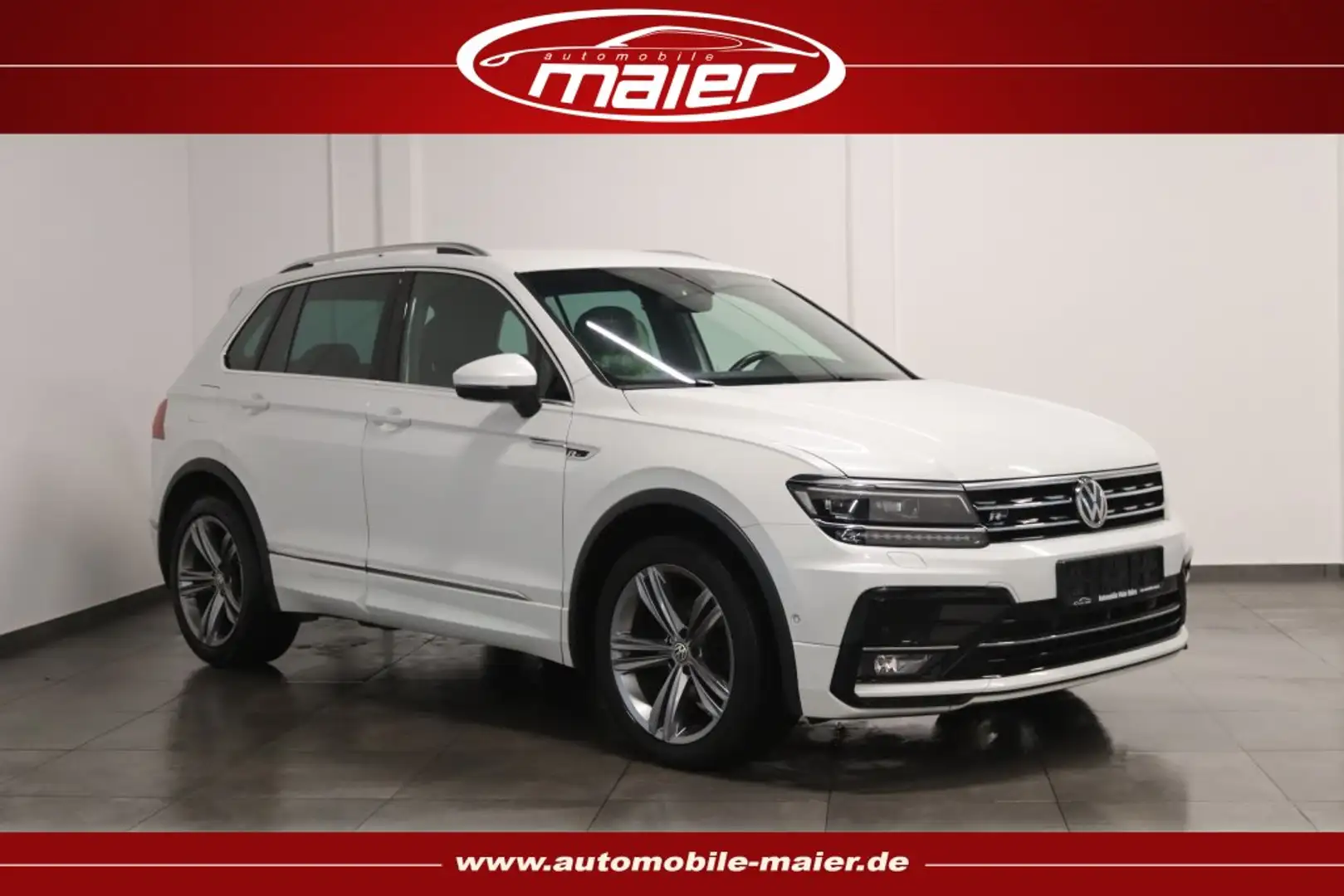 Volkswagen Tiguan 2.0 TDI R-Line-VIRT-NAV-ACC-LED-SHZ-STDHZ White - 1