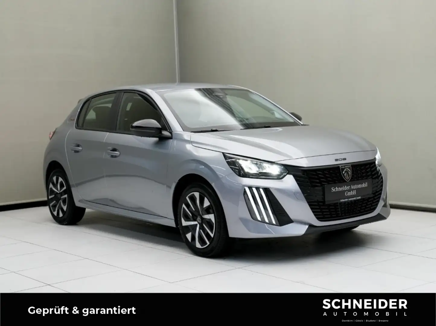 Peugeot 208 1.2 PureTech 100 Style (EURO 6e) SoundSys Silber - 1