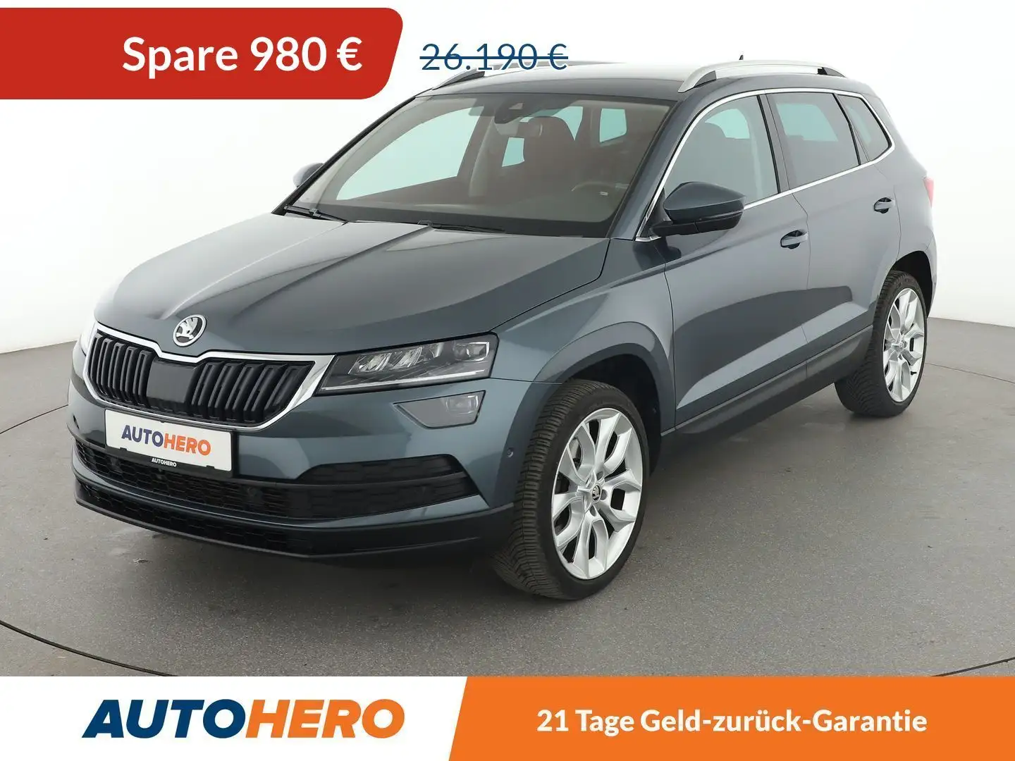 Skoda Karoq 1.5 TSI ACT Style Aut. *LED*ACC*CAM*NAVI* Grau - 1