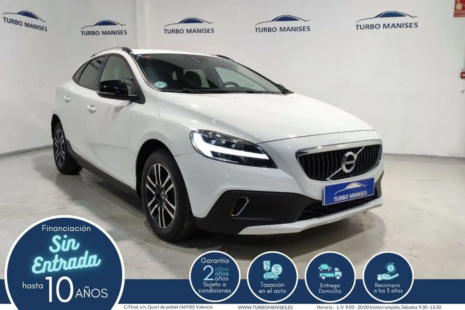 Volvo V40 Cross Country T3 Plus Blanc - 1