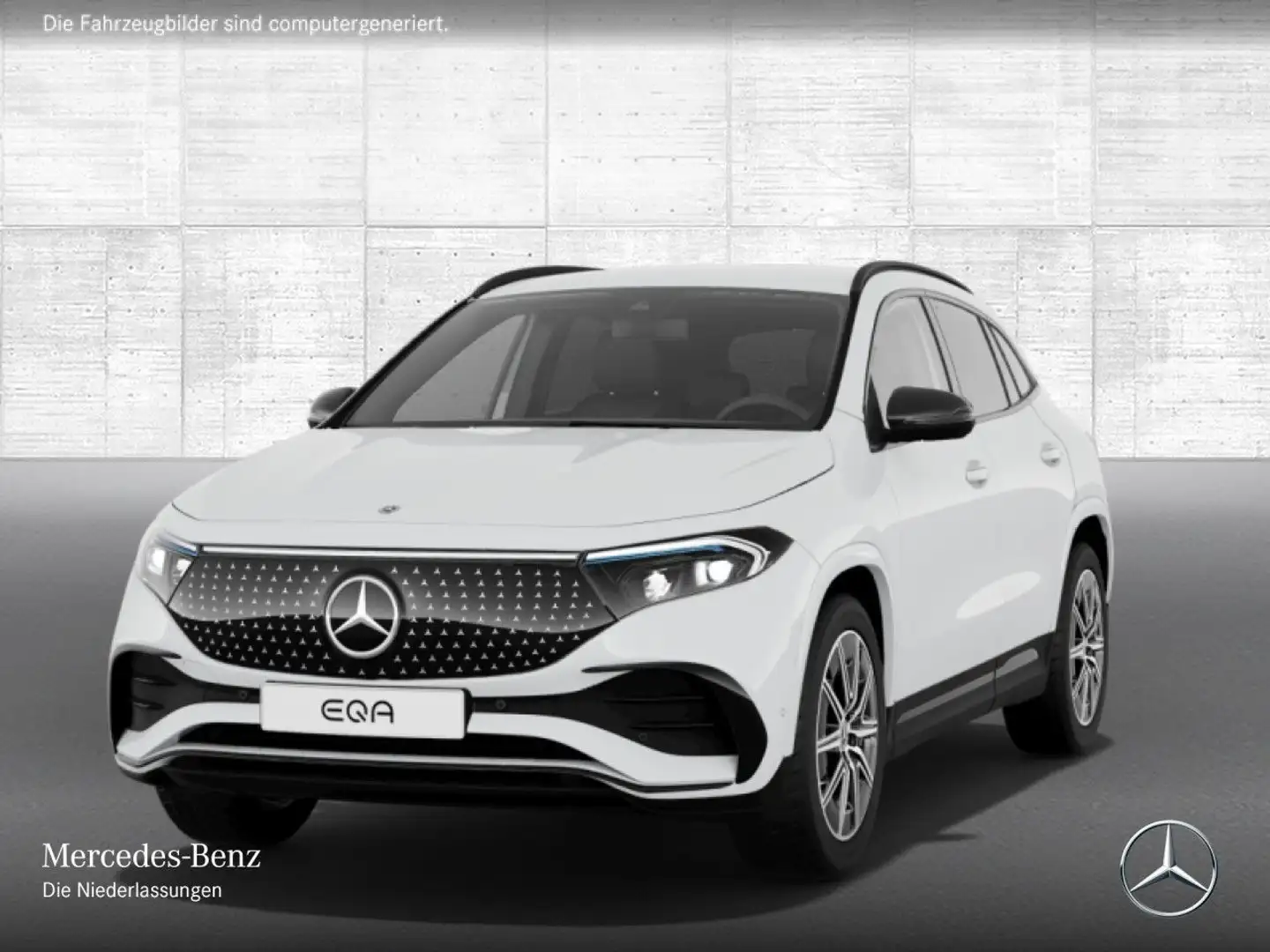 Mercedes-Benz EQA 300 4M AMG+NIGHT+PLUS-PAKET+KAMERA+KEYLESS Blanc - 2