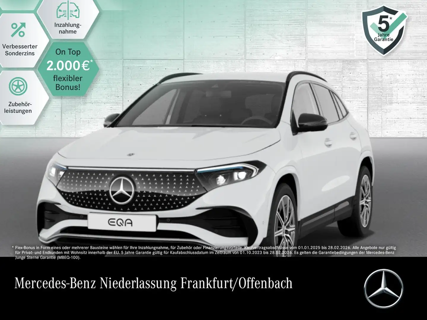 Mercedes-Benz EQA 300 4M AMG+NIGHT+PLUS-PAKET+KAMERA+KEYLESS Blanc - 1