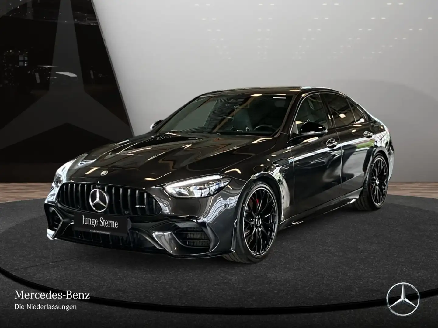 Mercedes-Benz C 63 AMG C 63 S E NIGHT+DRIVERS+360+PERFSITZE+TOTW+KEYLESS Grey - 2