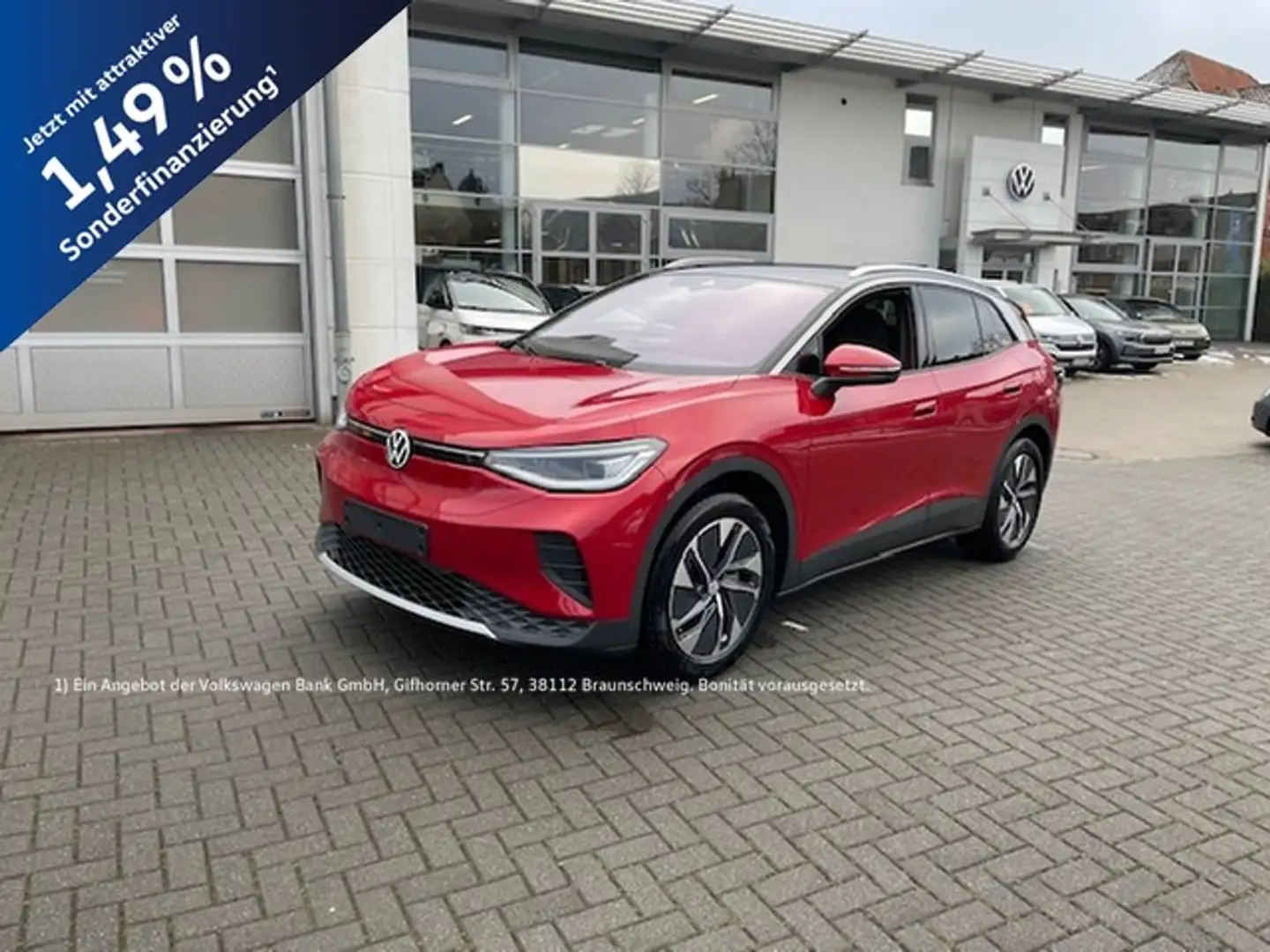 Volkswagen ID.4 Pro 210 kW AHK R-Kamera Wärmep. ACC Navi IQ-Lig... Rot - 1