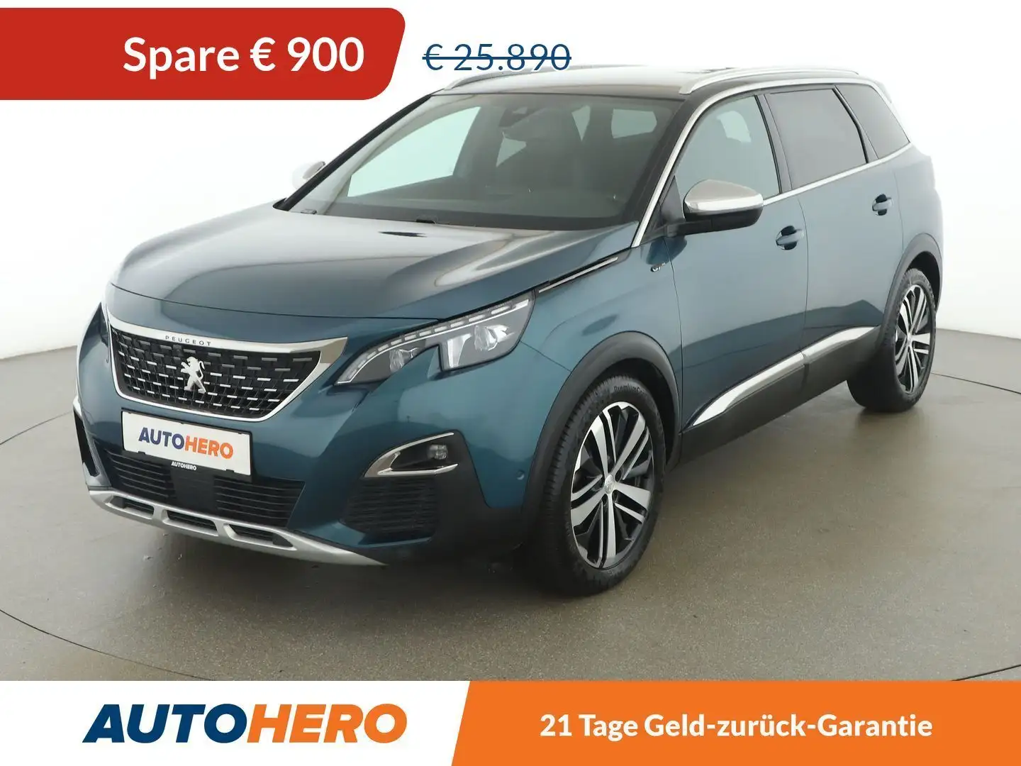 Peugeot 5008 2.0 Blue-HDi GT Aut. *LED*SPUR*TOT*CAM*NAVI* Grün - 1