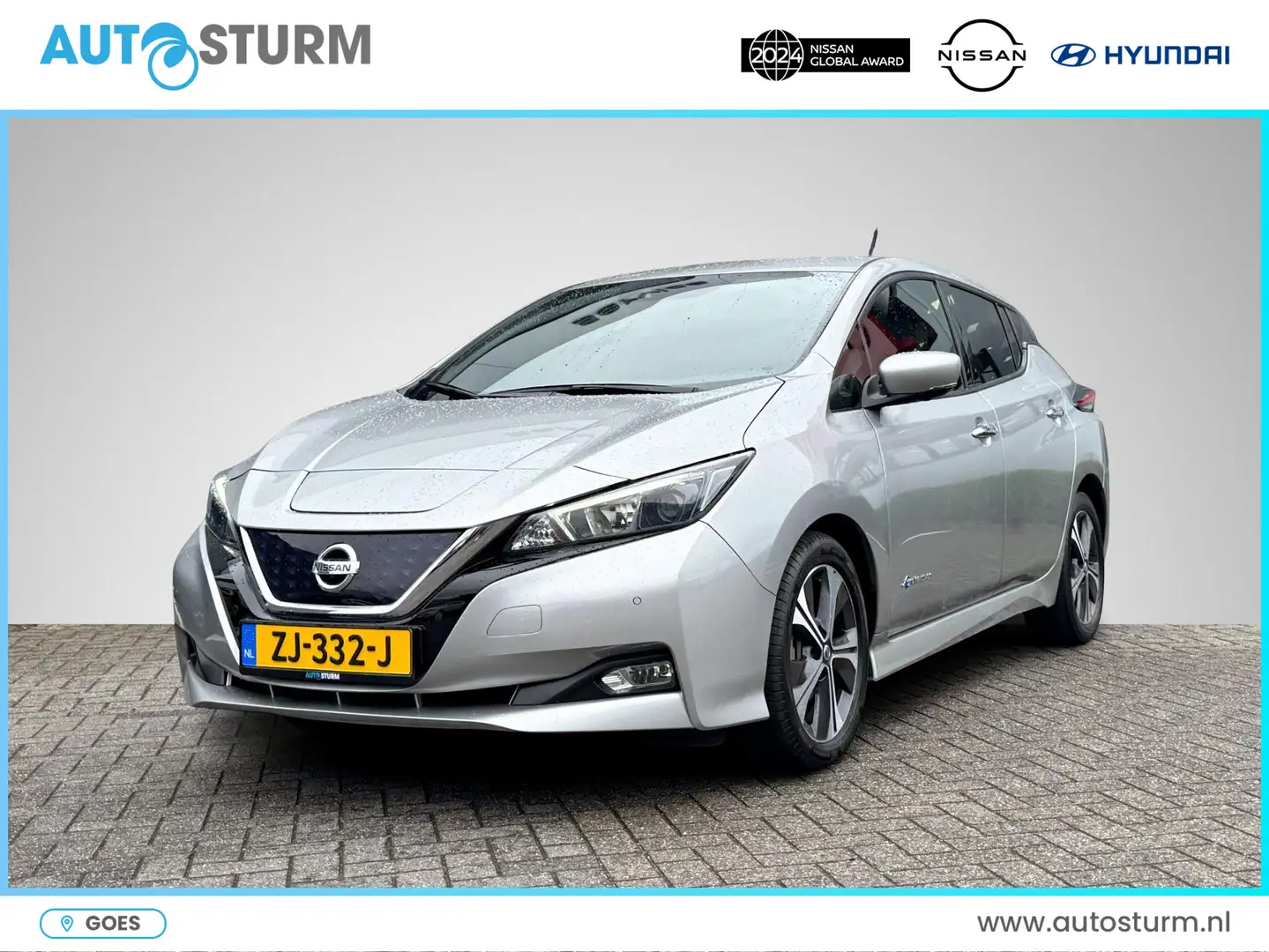 Nissan Leaf N-Connecta 40 kWh | Navigatie | 360° Camera | Stuu Silber - 1
