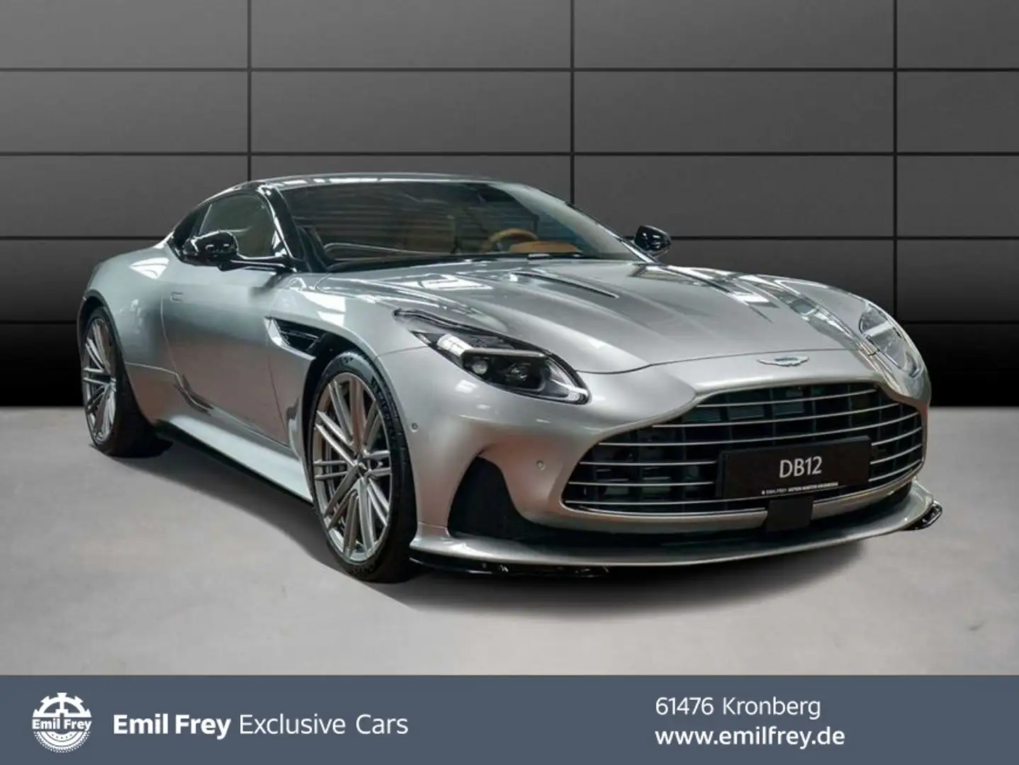 Aston Martin DB12 Coupe Zilver - 1
